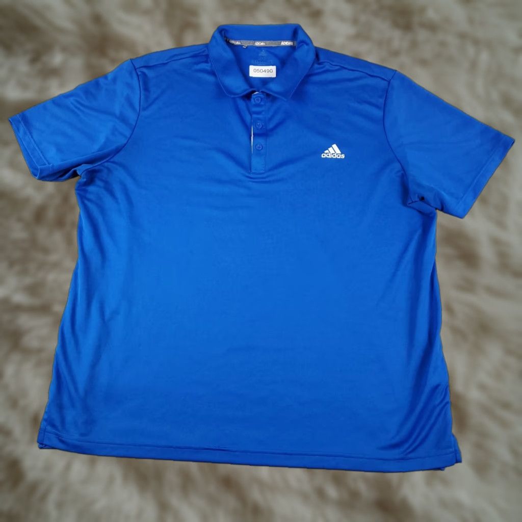 Adidas Adidas Shirt Mens 2XL Blue Polo Golf Casual Short Sleeve Size US XXL / EU 58 / 5 - 1 Thumbnail