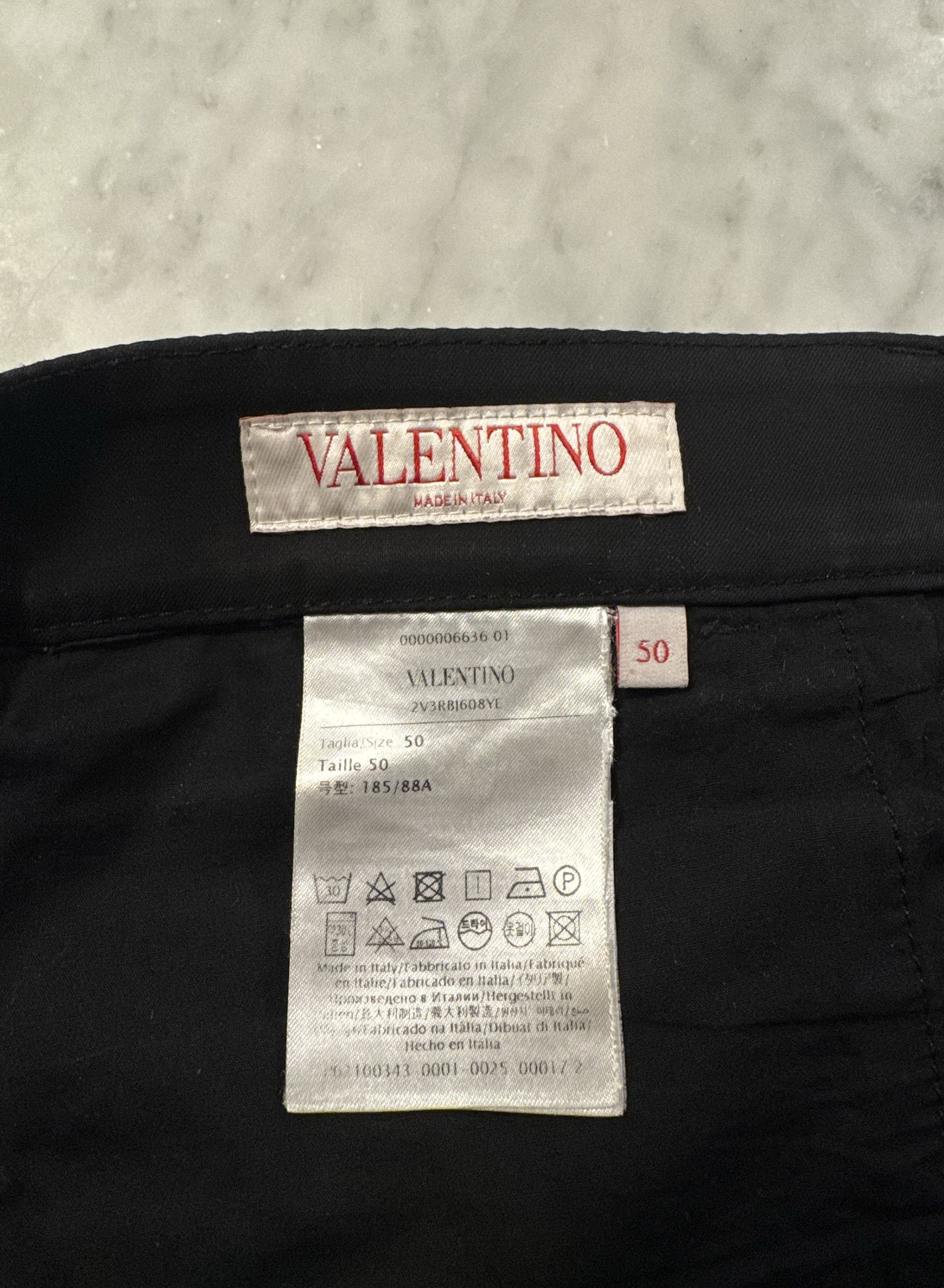 Valentino Valentino Black Five-Pocket Cotton Gabardine Pants Size US 34 / EU 50 - 6 Thumbnail