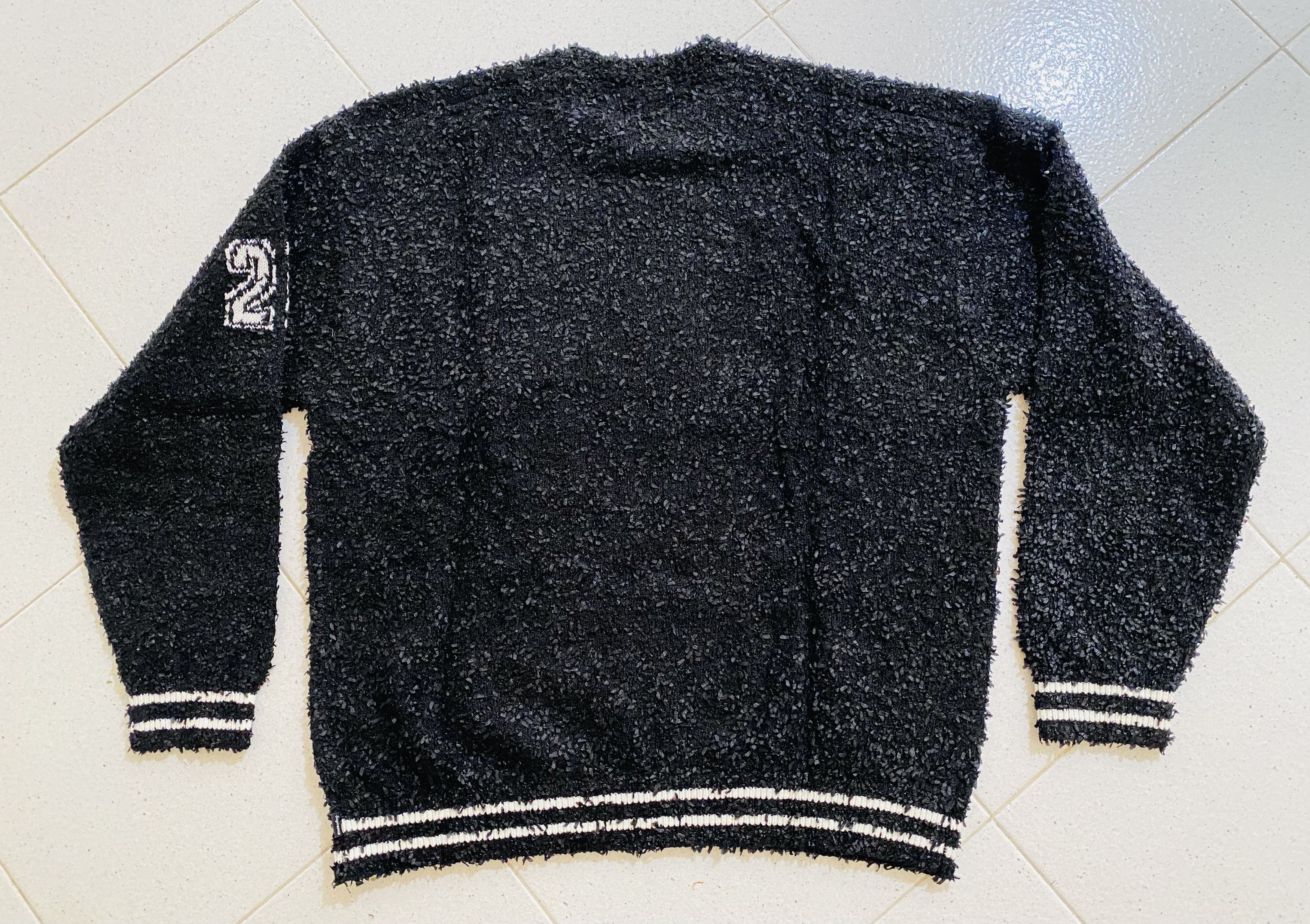 Supreme Supreme Textured Varsity Sweater Size US XL / EU 56 / 4 - 11 Thumbnail