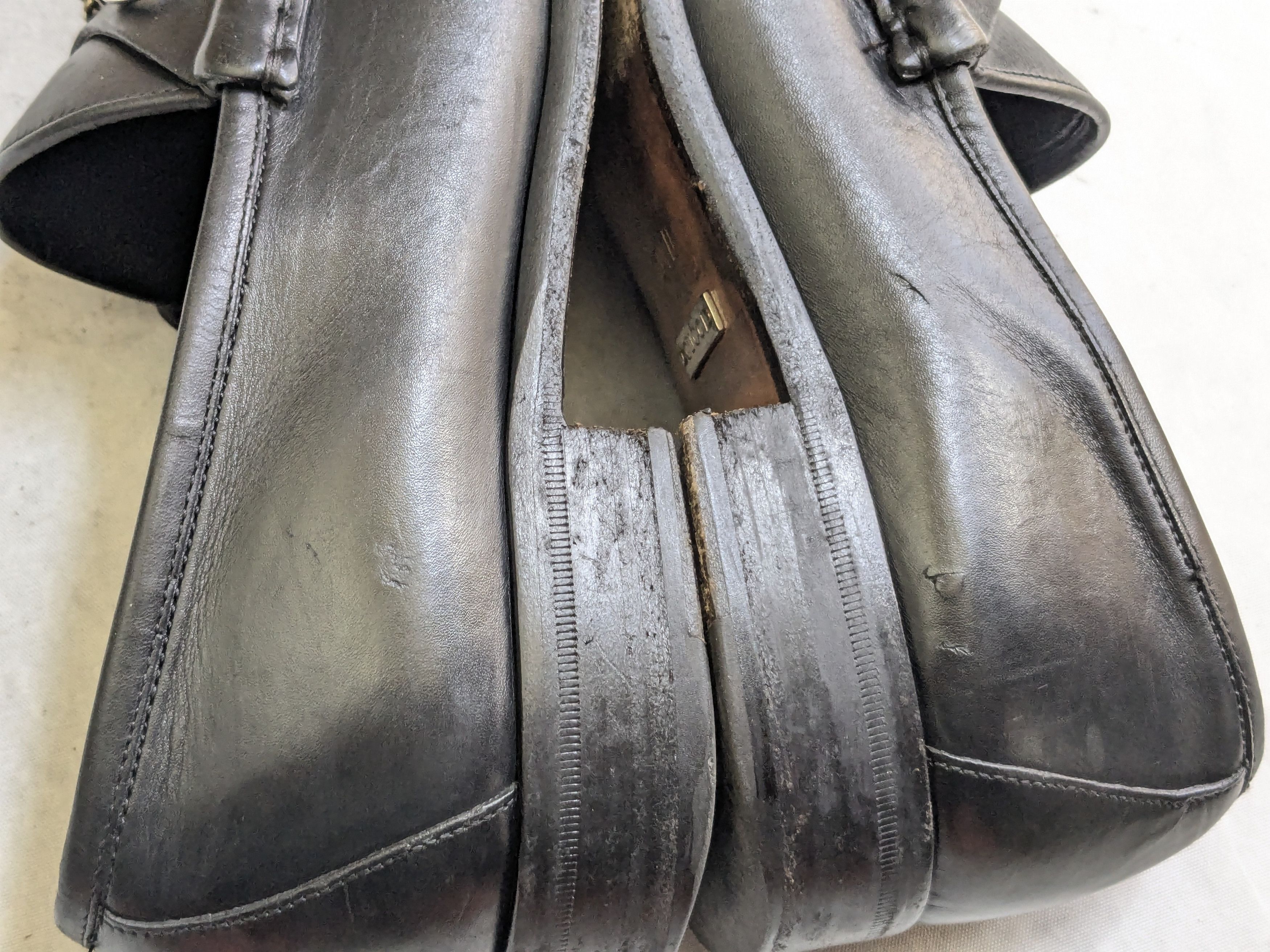 Gucci Gucci Horsebit Loafers Black 10.5 D Leather Snaffle Tom Ford Size US 10.5 / EU 43-44 - 7 Thumbnail
