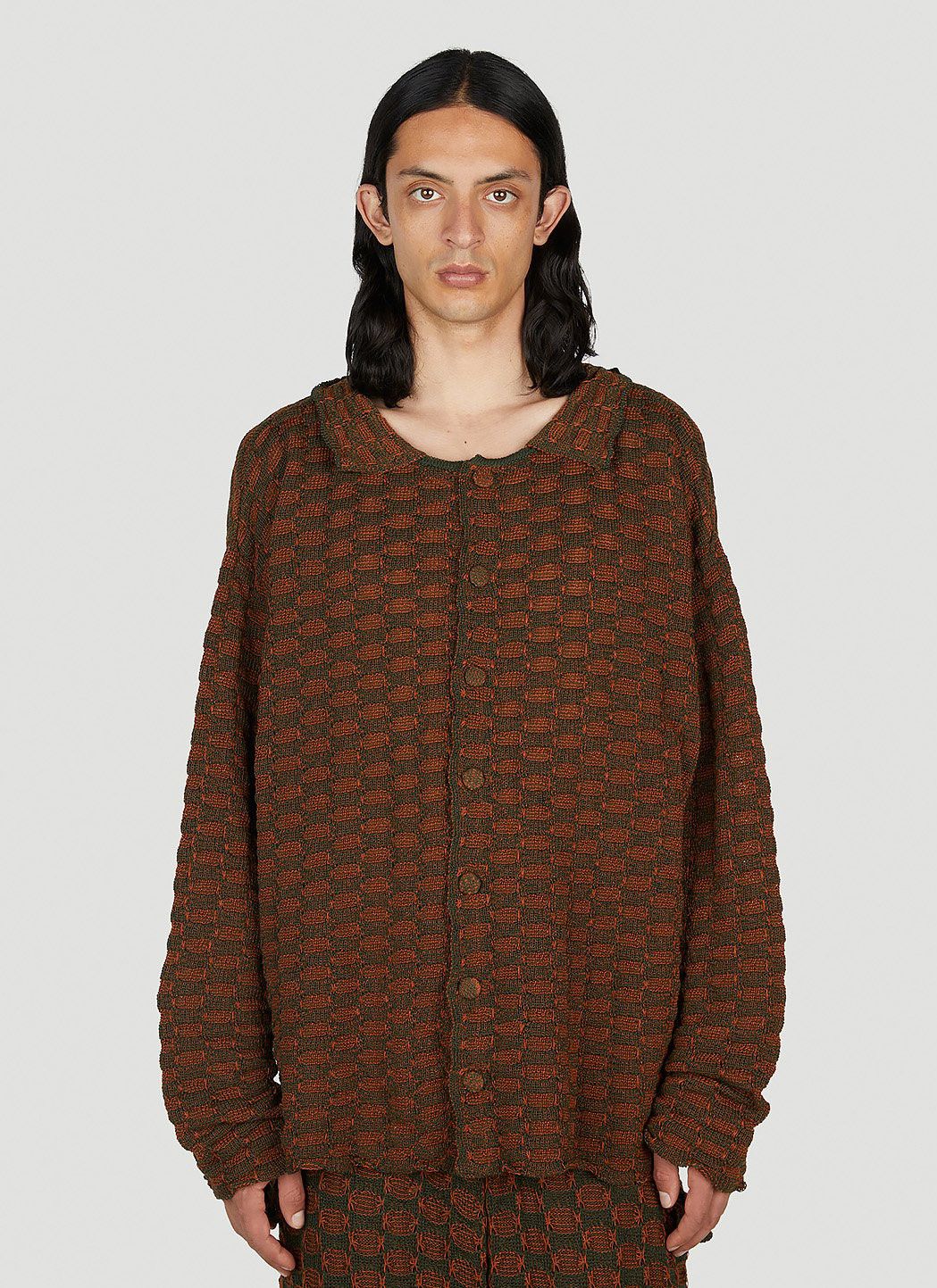 ISA BOULDER Sphere Knit Long Sleeved Cardigan Size US S / EU 44-46 / 1 - 1 Thumbnail