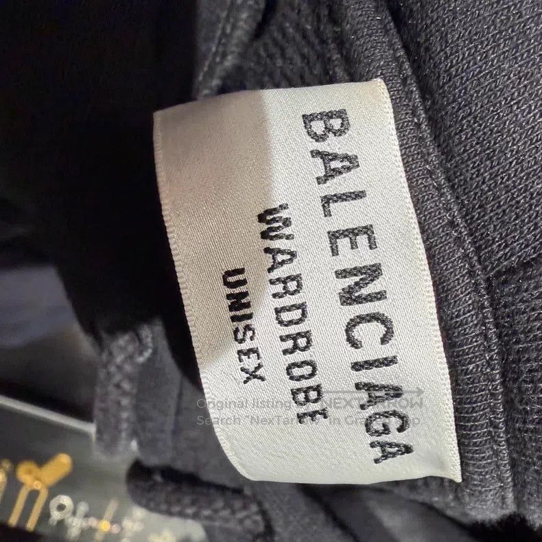Balenciaga Balenciaga Mosaic Logo Hooded Sweatshirt Size US XS / EU 42 / 0 - 5 Thumbnail