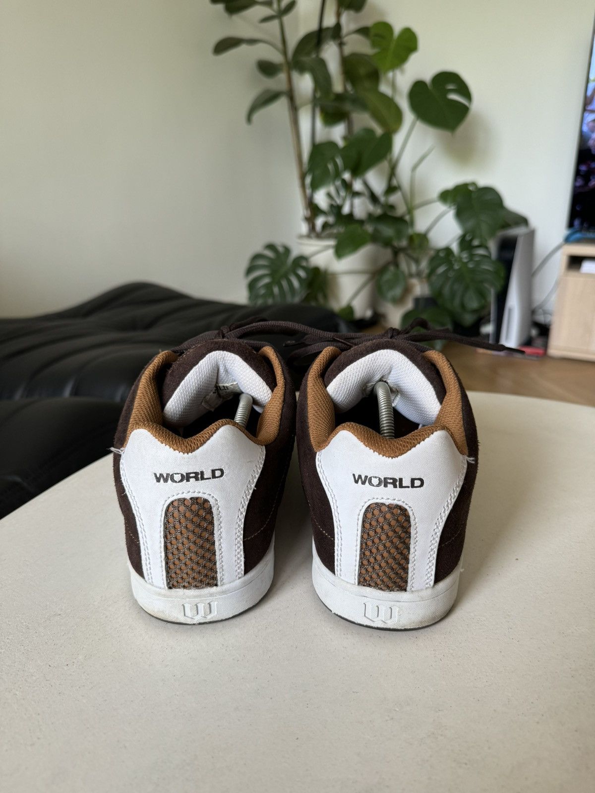 Hook-Ups Y2K Vintage World Industries Baggy Skate Shoes Rare Brown Size US 9 / EU 42 - 4 Thumbnail