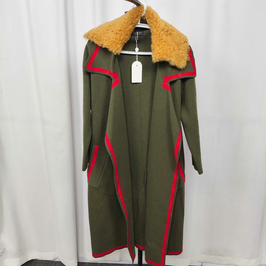 Burberry Burberry Wool Multi Coat S Women Size S / US 4 / IT 40 - 1 Thumbnail
