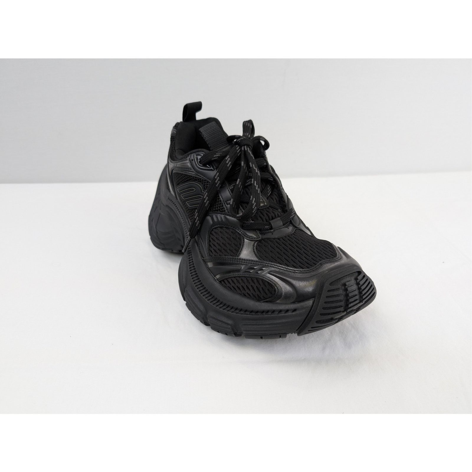 Balenciaga o1rshd1 Q:2 / 10XL Mesh Sneaker TPU PU Sneakers in Black Size US 12 / EU 45 - 3 Thumbnail
