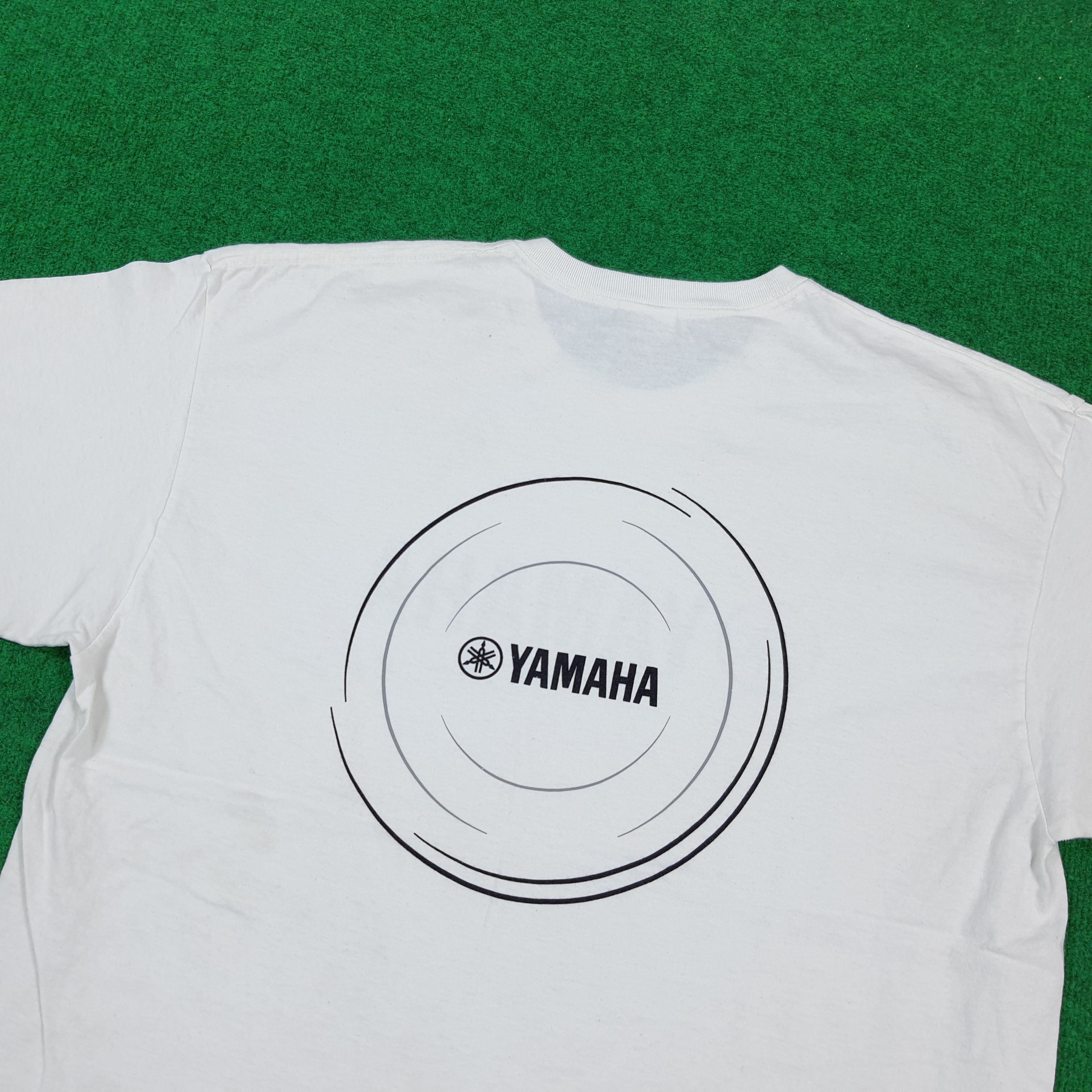Yamaha Vintage YAMAHA Japanese Brand Motorsports Tshirt C301N70 Size US XL / EU 56 / 4 - 2 Thumbnail