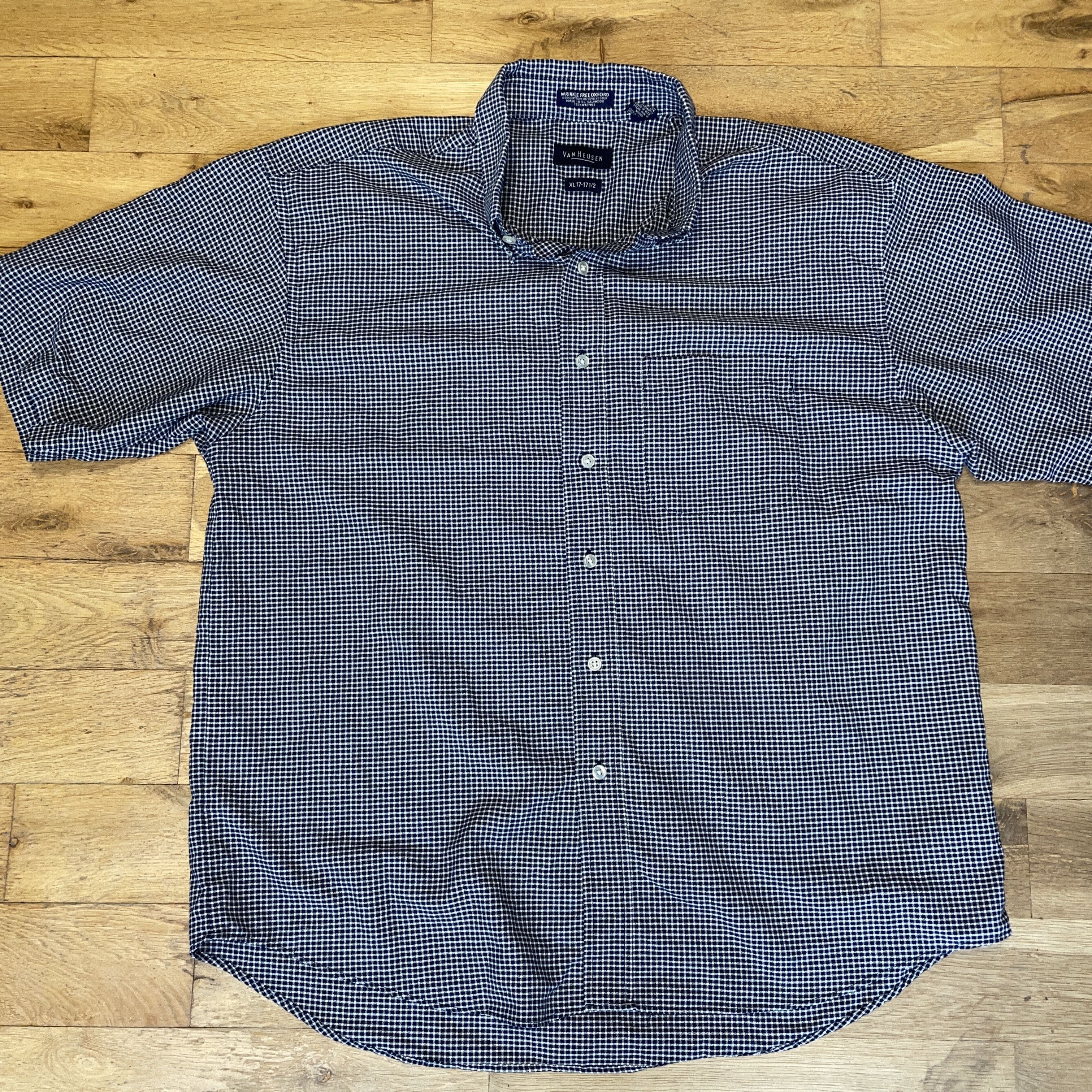 Van Heusen Van Heusen Men's Fashionable Elegant Check Shirt Size XL Size US XL / EU 56 / 4 - 1 Thumbnail