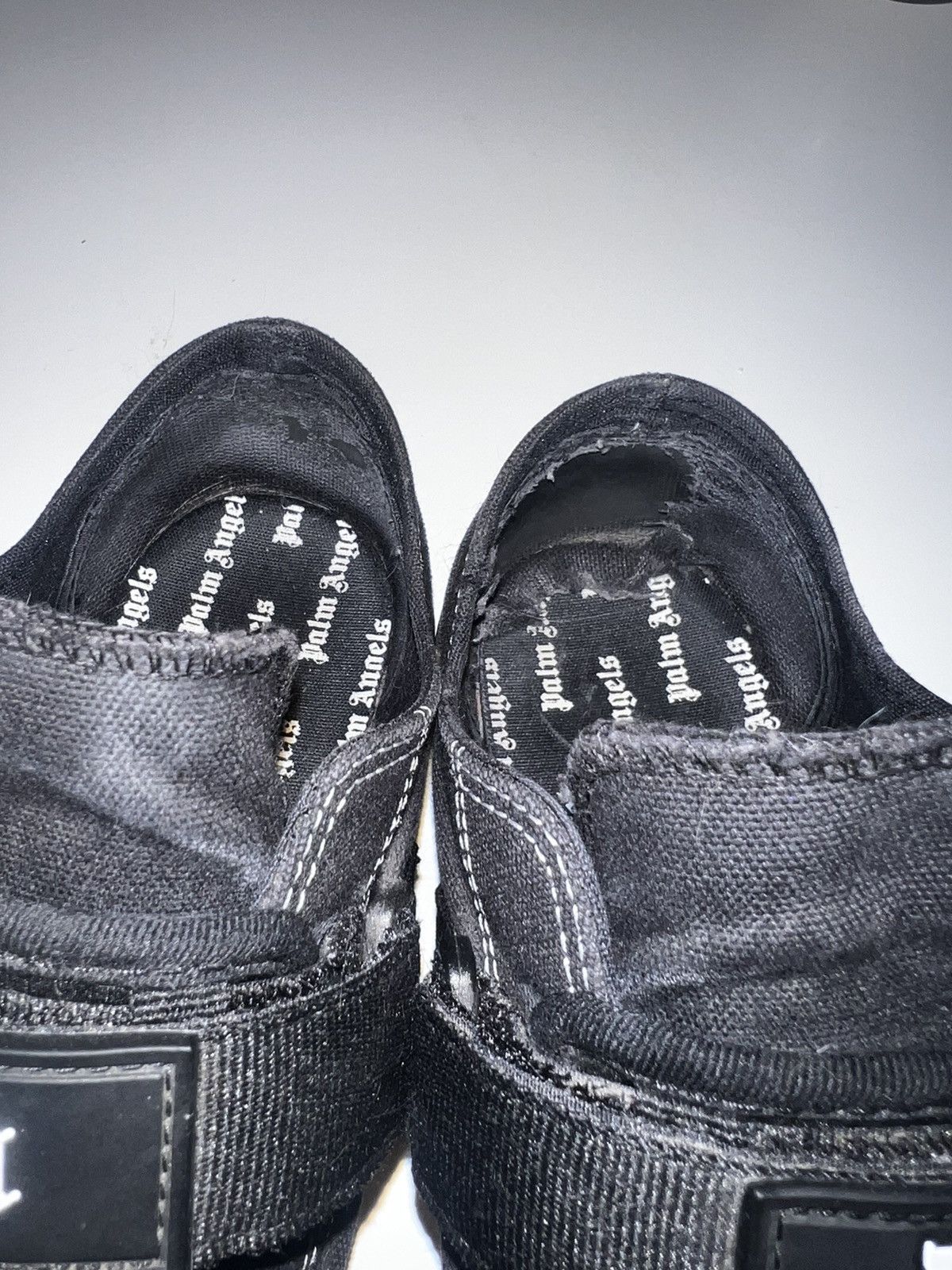Palm Angels Palm Angels Women’s Black Velcro Vulcanized Sneakers Size US 11 / IT 41 - 5 Thumbnail