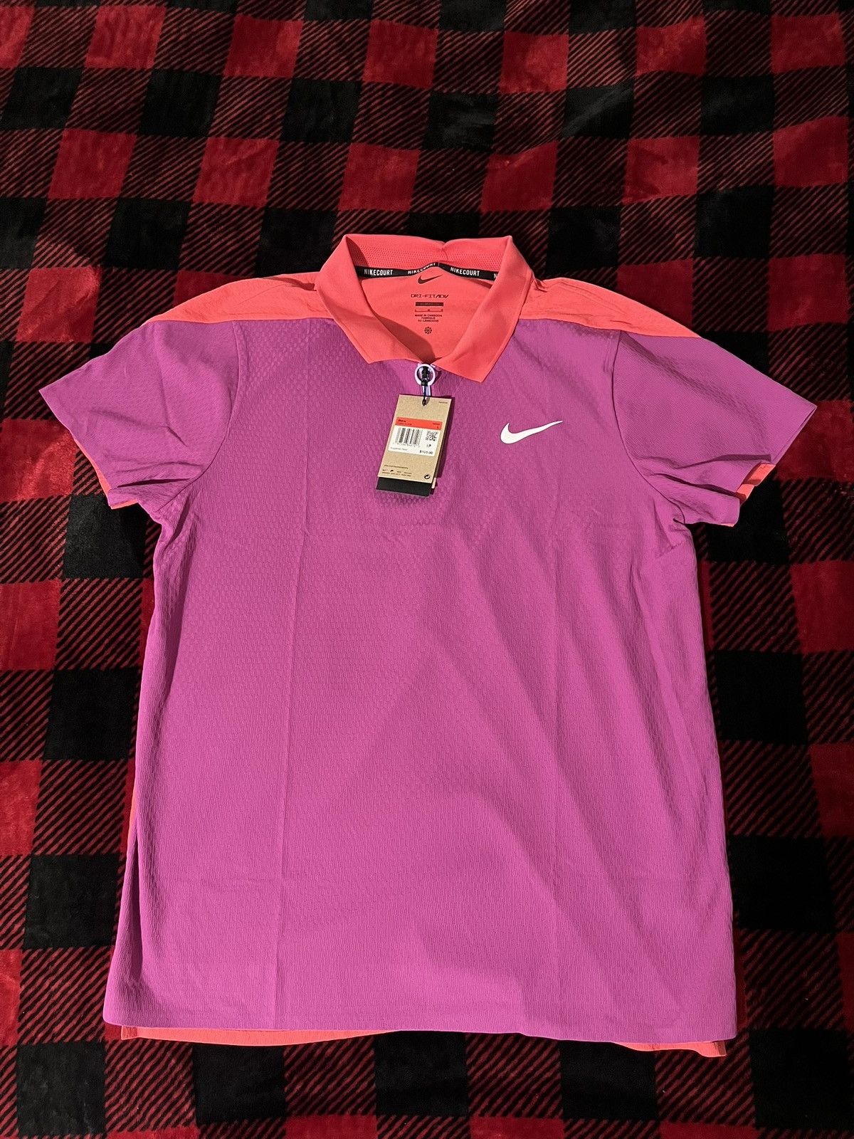 Nike Nike Court Slam Ultimate Men's Dri-FIT ADV Tennis Polo Sz L Size US L / EU 52-54 / 3 - 1 Thumbnail