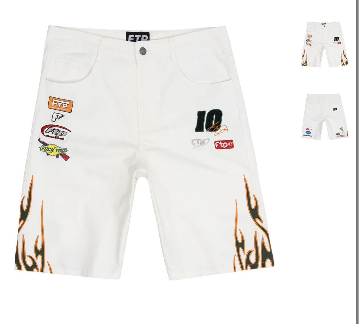 Fuck The Population Ftp Race away shorts Size US 40 / EU 56 - 1 Thumbnail