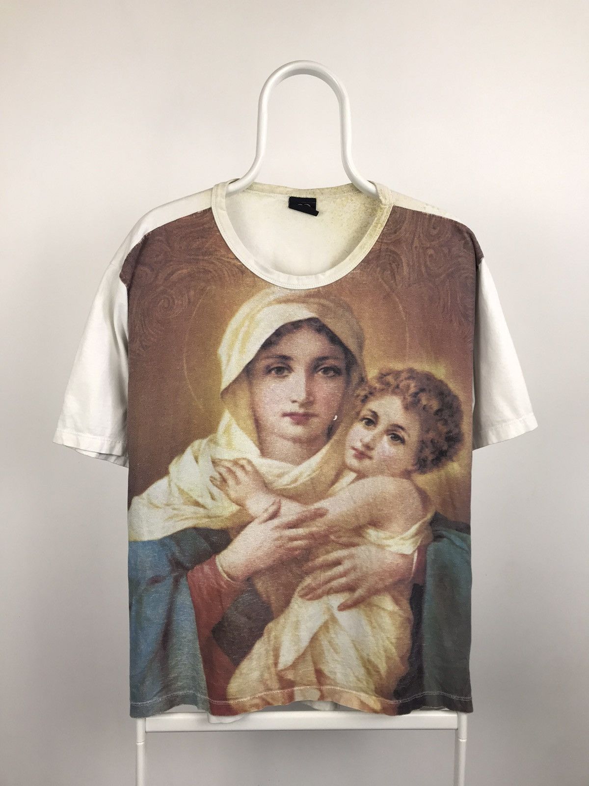 Vintage Vintage Religious Full Printed Big Logo Tee Size US M / EU 48-50 / 2 - 1 Thumbnail