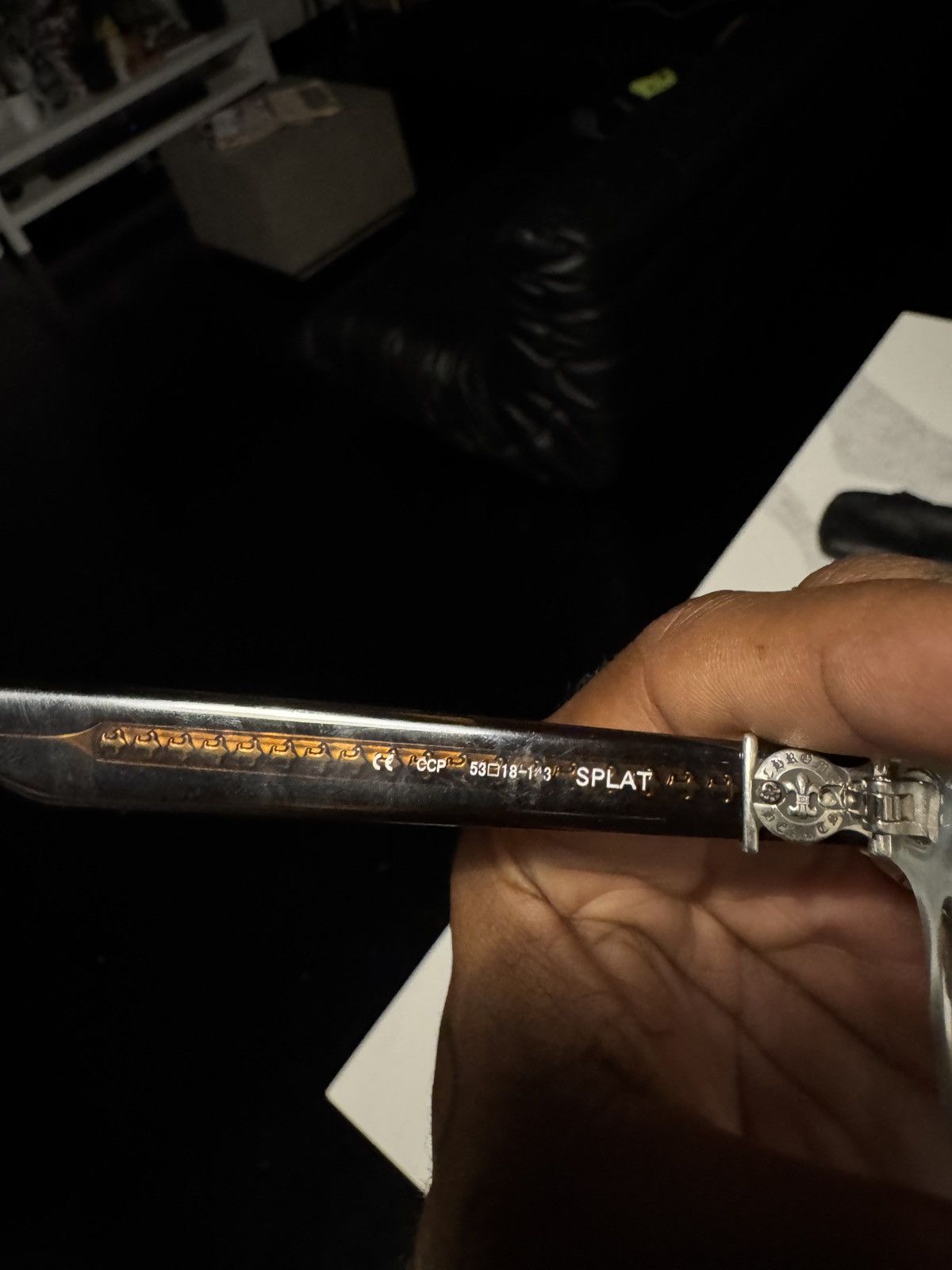 Chrome Hearts Chrome Hearts SPLAT Frame Size ONE SIZE - 5 Thumbnail