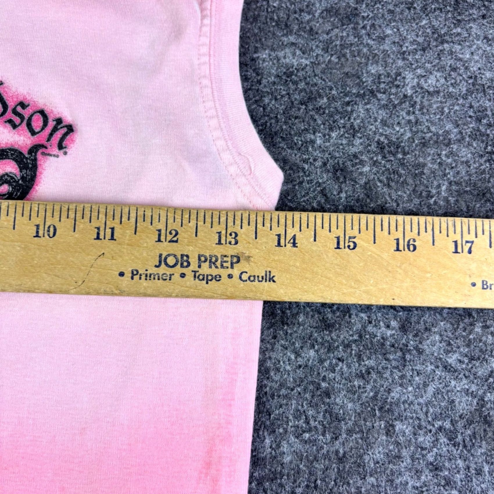 Harley Davidson VINTAGE Harley-Davidson Pink Tie Dye Sleeveless Muscle Tee Shirt Small Womens Size S / US 4 / IT 40 - 3 Thumbnail