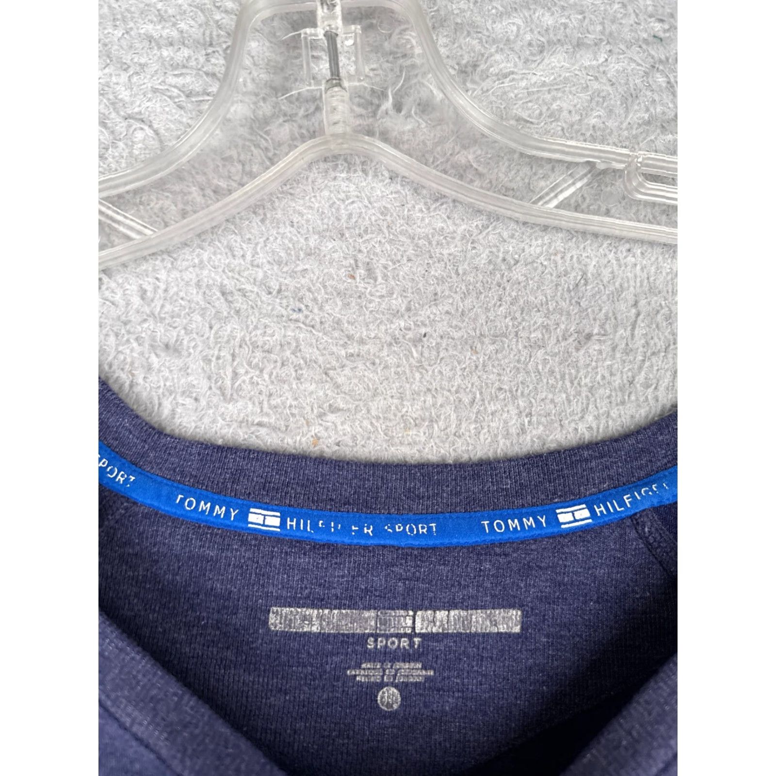 Tommy Hilfiger Tommy Hilfiger Sport Shirt Women XL Blue Long Sleeve Polyester Blend Size XL / US 12-14 / IT 48-50 - 6 Thumbnail
