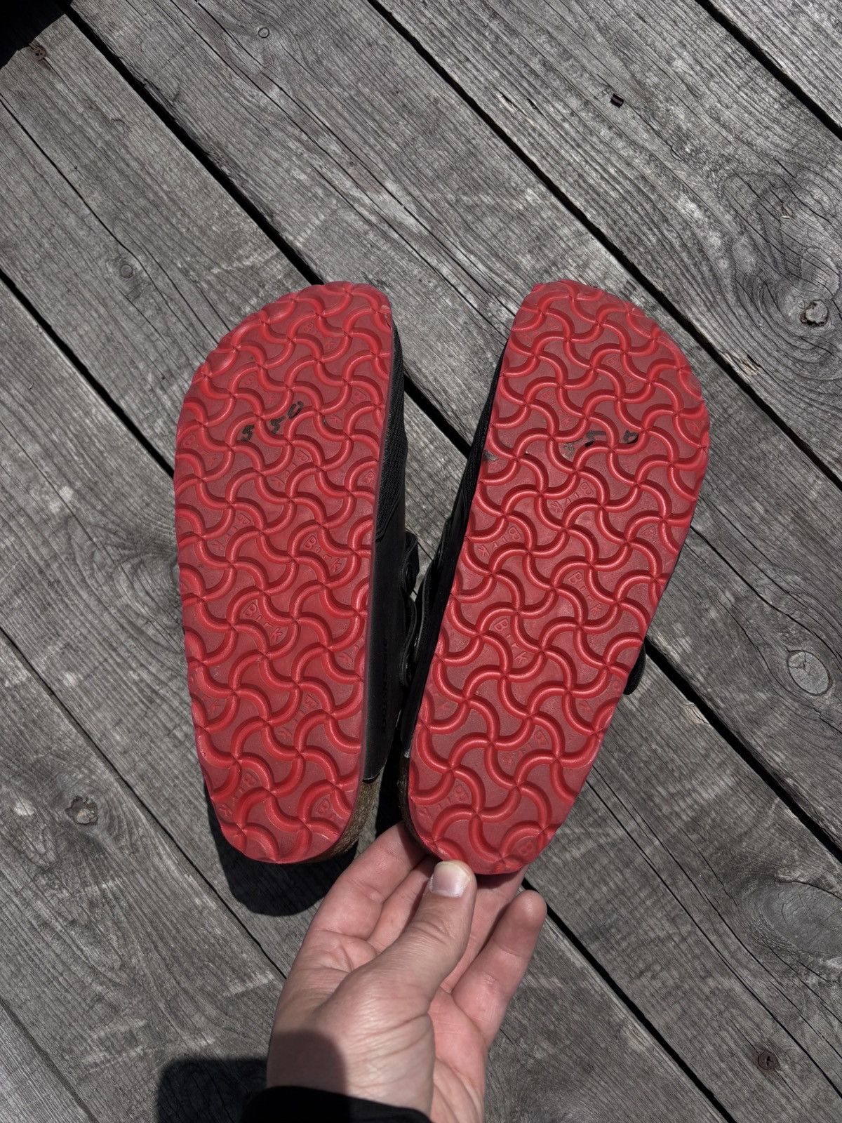 Birkenstock Birkenstock Kay Clogs "Big Dino" Graphic - Black/Red Size US 7 / EU 40 - 11 Thumbnail
