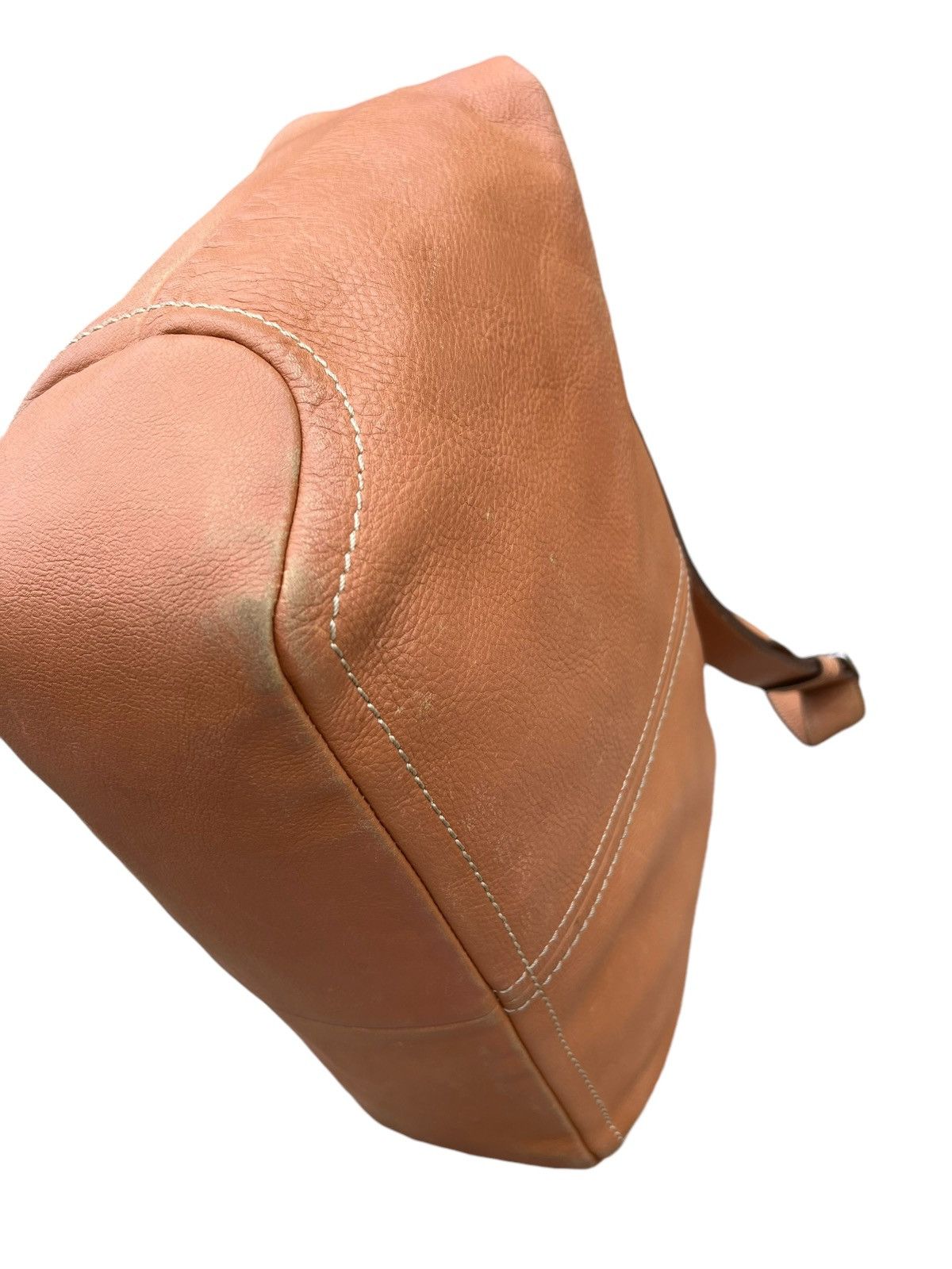 Leather Vintage Tsuchiya Kaban Distressed Muddy Patina Leather Bag Size ONE SIZE - 15 Thumbnail