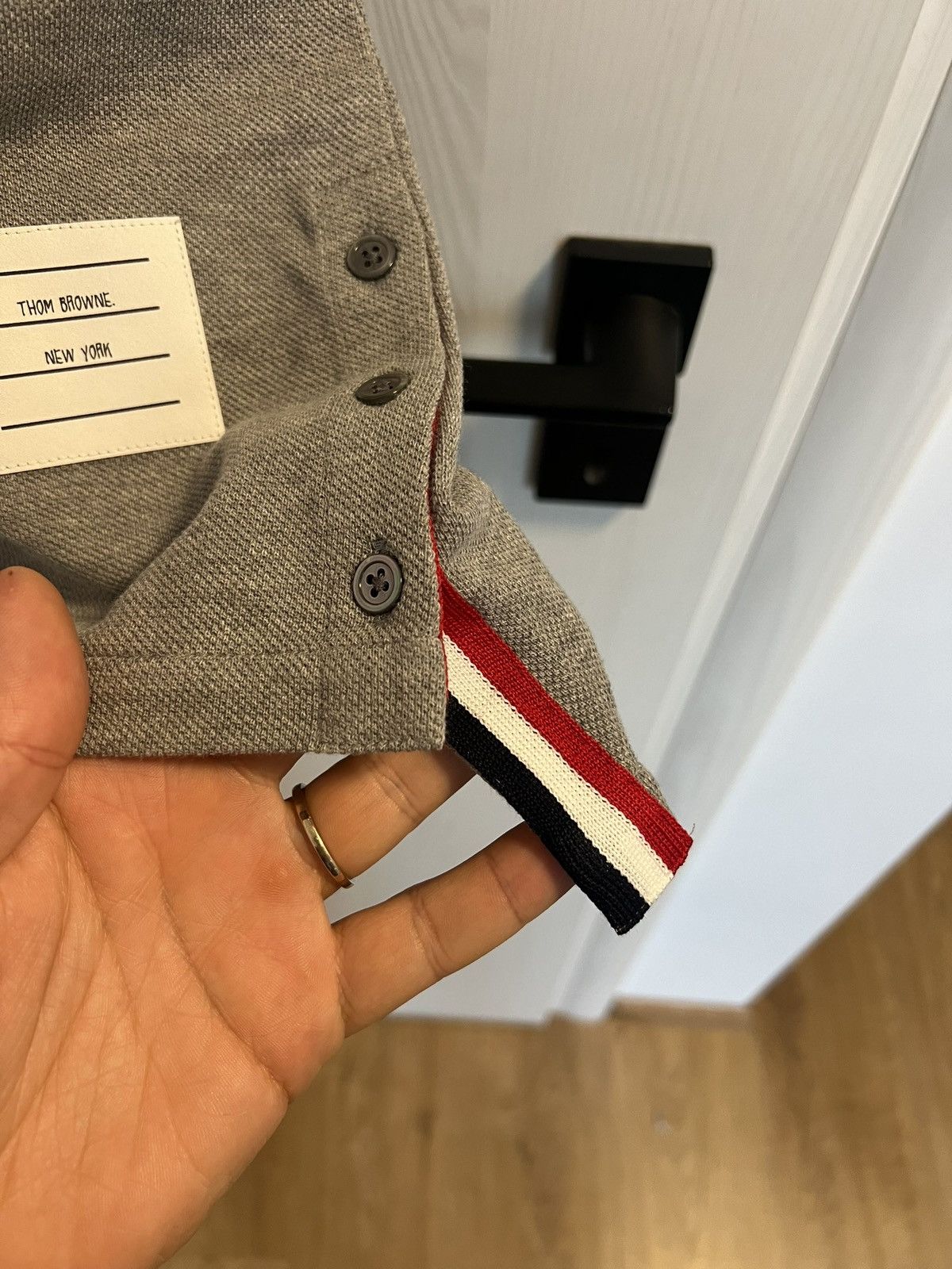 Thom Browne Knee-Length Polo Dress W/ Center Back RWB Stripe Size M / US 6-8 / IT 42-44 - 8 Thumbnail