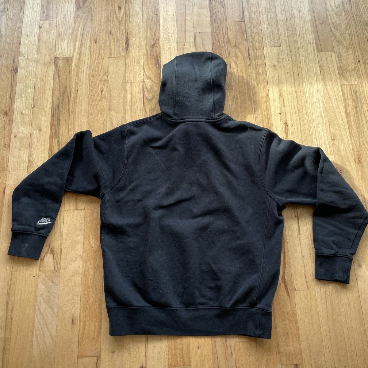 Nike × Vintage Black retro Nike hoodie Size US S / EU 44-46 / 1 - 2 Thumbnail