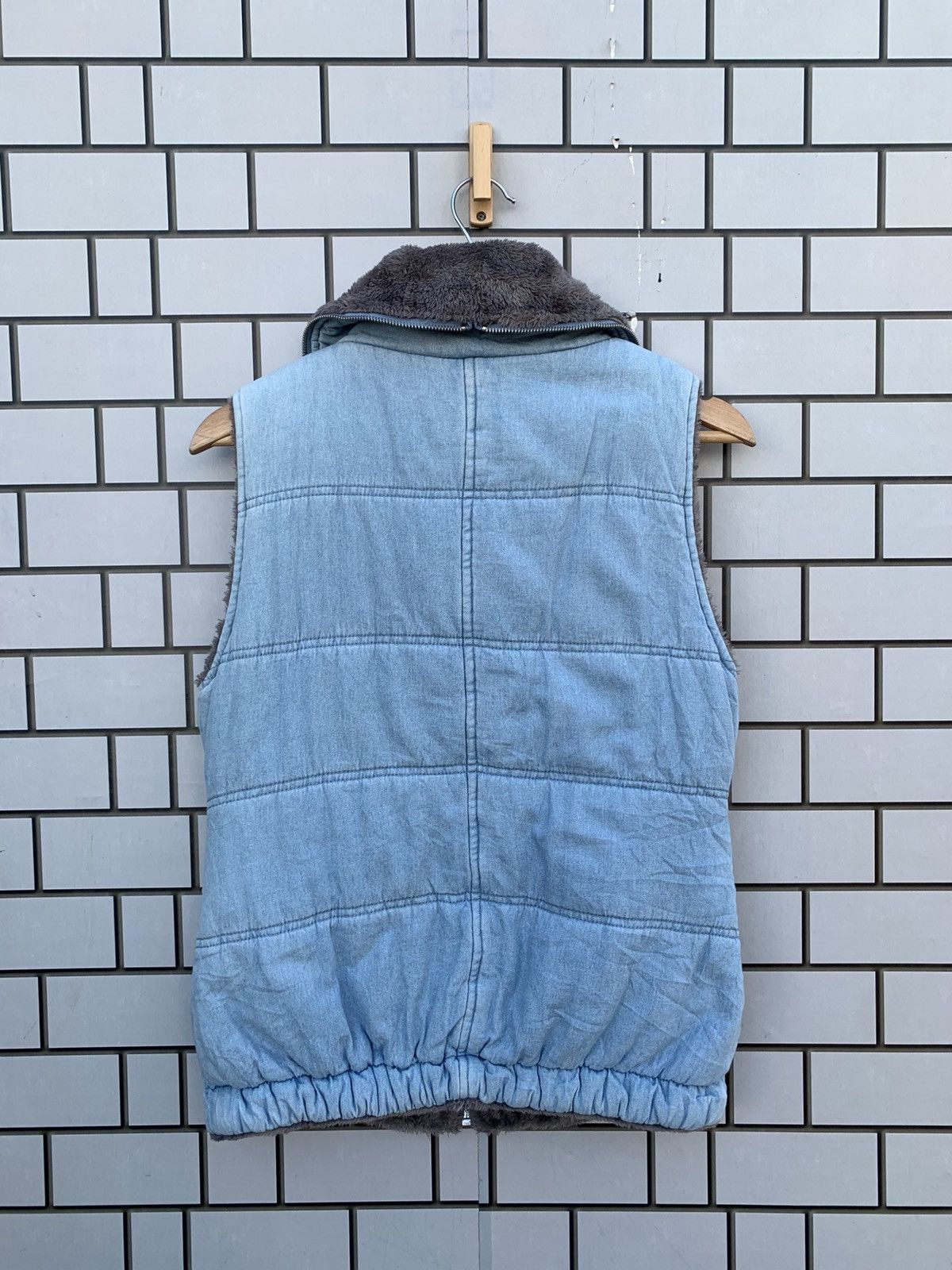 Indigo × Japanese Brand Vintage Japanese Brand Look Jeans Reversible Vest Size US M / EU 48-50 / 2 - 10 Thumbnail