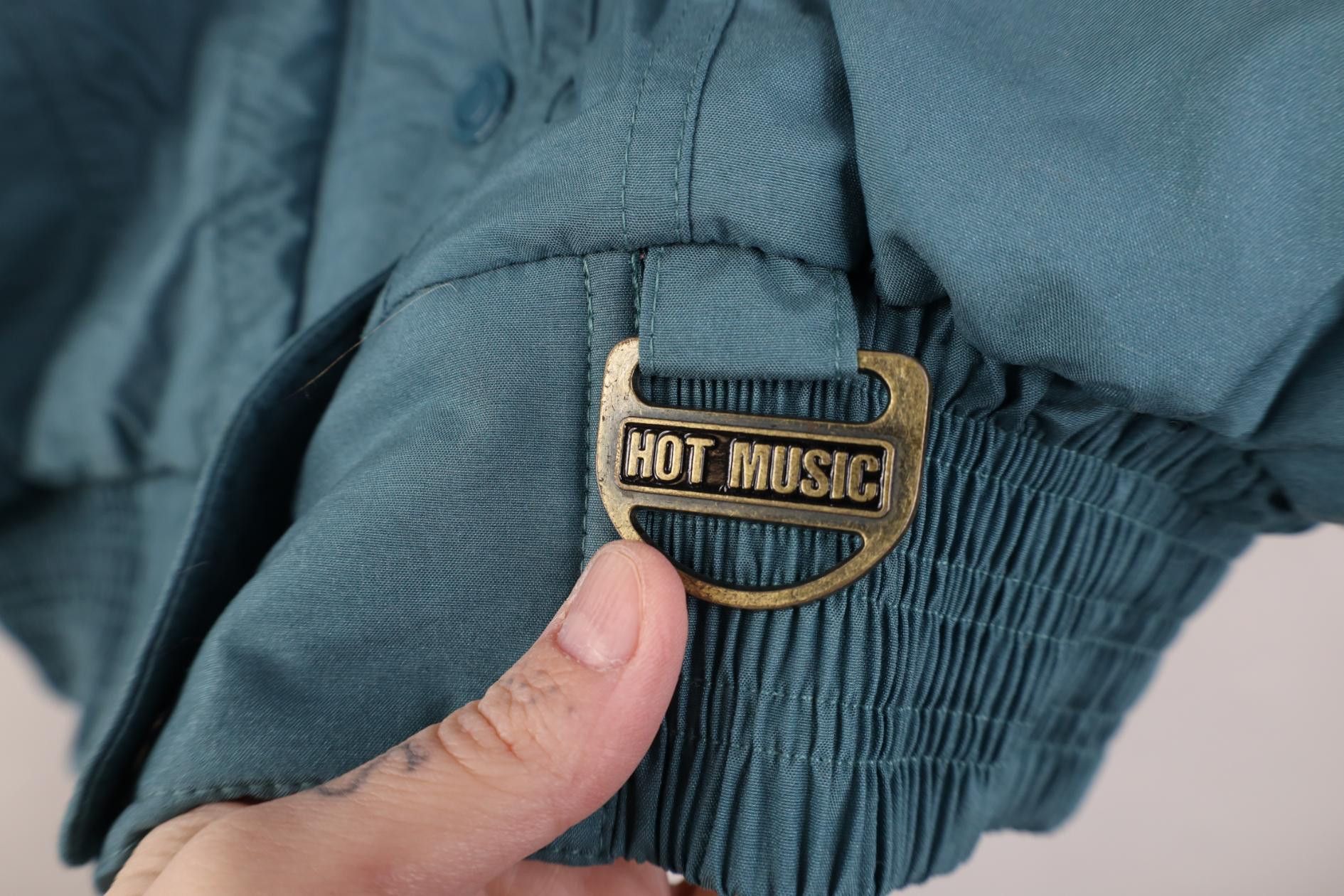 Vintage Vintage 90s Streetwear Full Zip Puffer Vest Jacket Teal Size L / US 10 / IT 46 - 8 Thumbnail