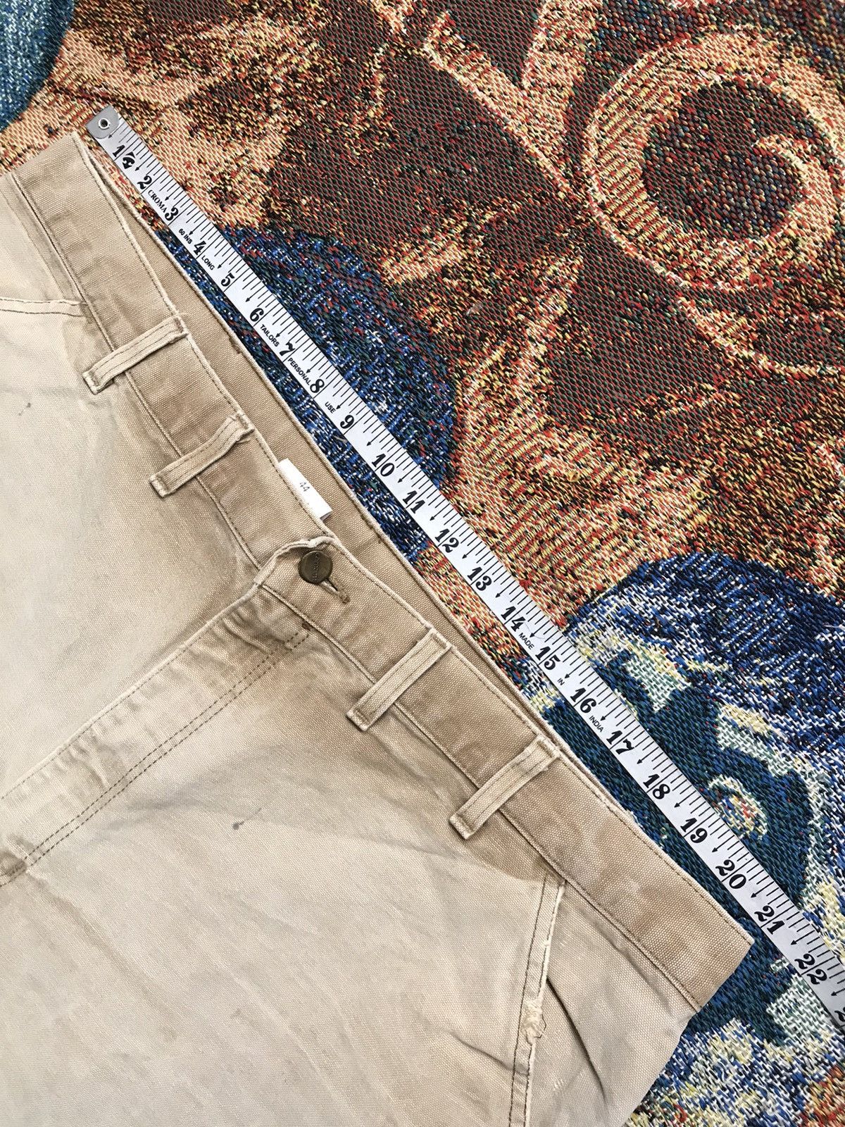 Carhartt 90sVintage Carharttt WU1906 sunfaded carpenter denim short Size US 42 / EU 58 - 9 Thumbnail