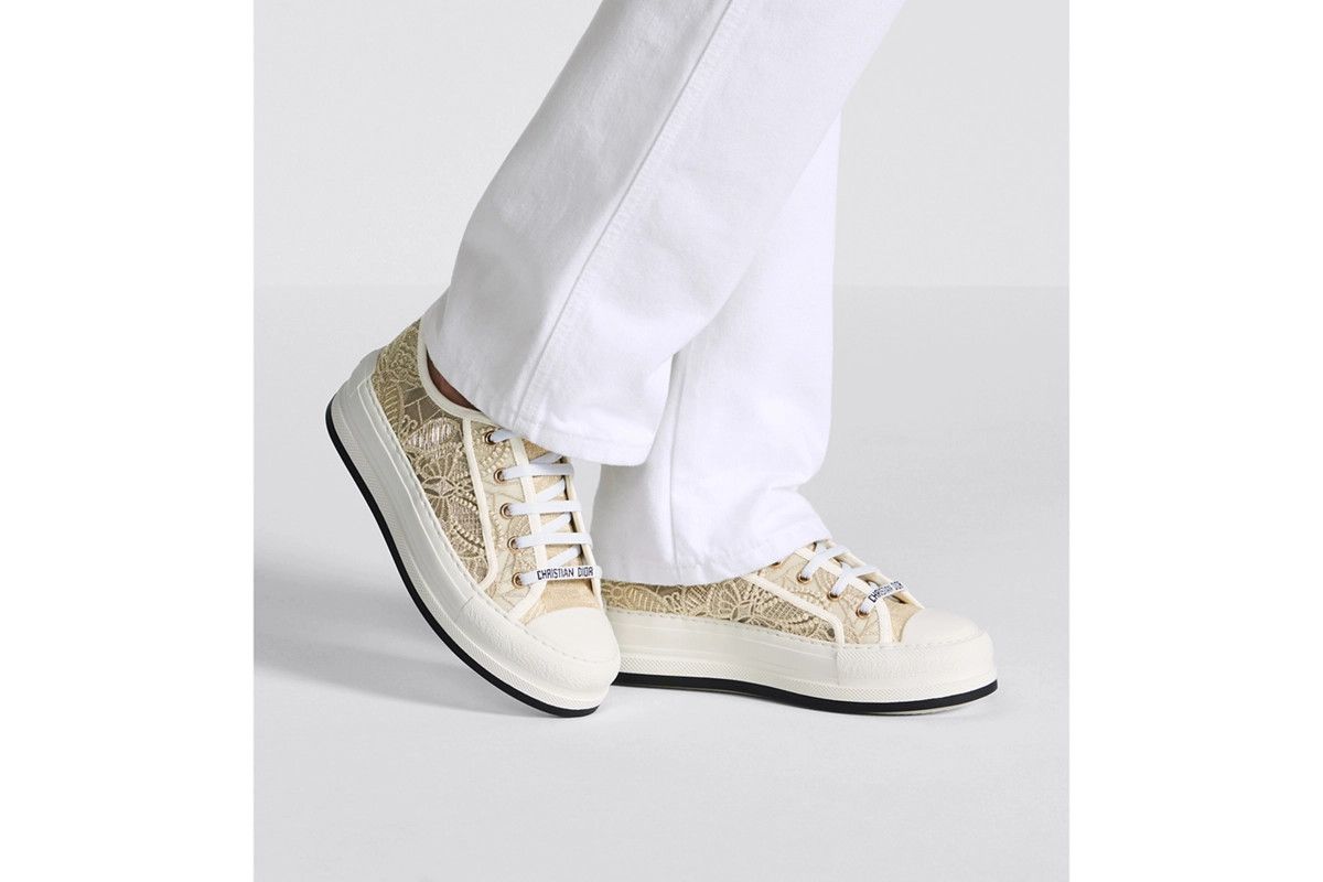 Dior o1bcso1str0225 Walk'n'Dior Platform Sneaker in Golden Size US 9 / IT 39 - 6 Thumbnail