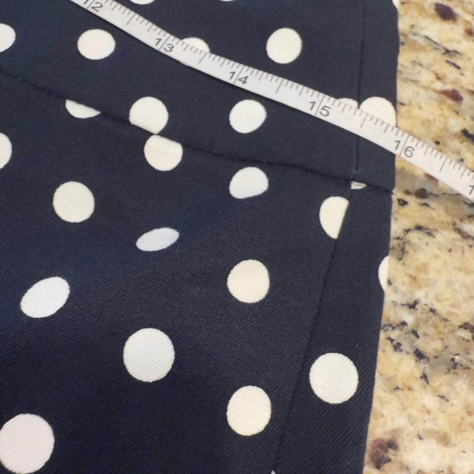 Other Banana Republic Factory black & white polka dot mini skirt 6 Size 28" / US 6 / IT 42 - 8 Thumbnail