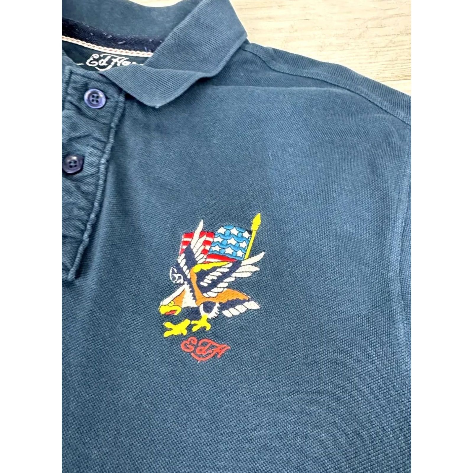 Ed Hardy VINTAGE Ed Hardy Polo Shirt Men L Blue Polo Shirts Ed Hardy Mens L Blue Size US L / EU 52-54 / 3 - 4 Thumbnail