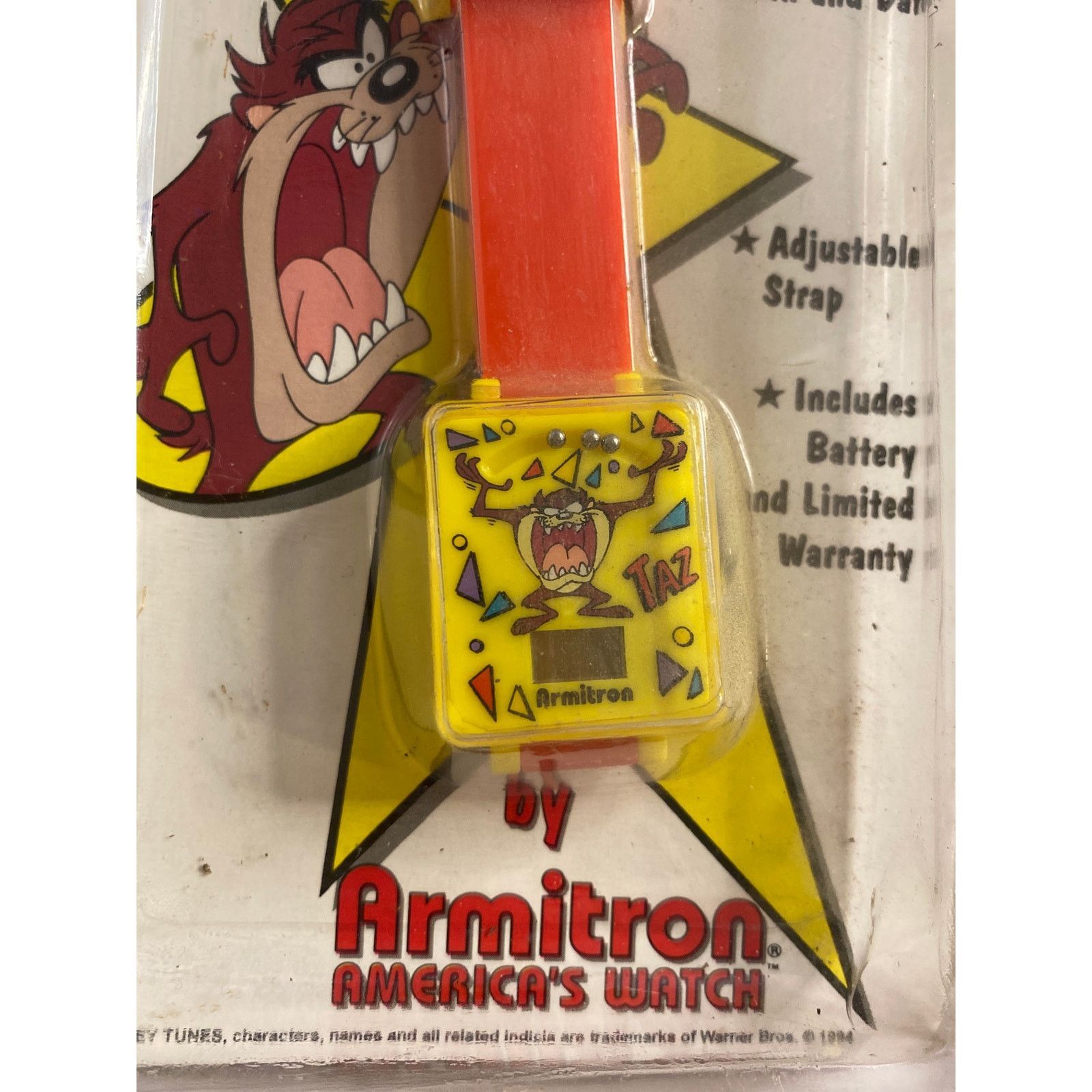Other Vintage 90s Looney Tunes Taz Armitron Action Watch Yellow Size ONE SIZE - 2 Thumbnail