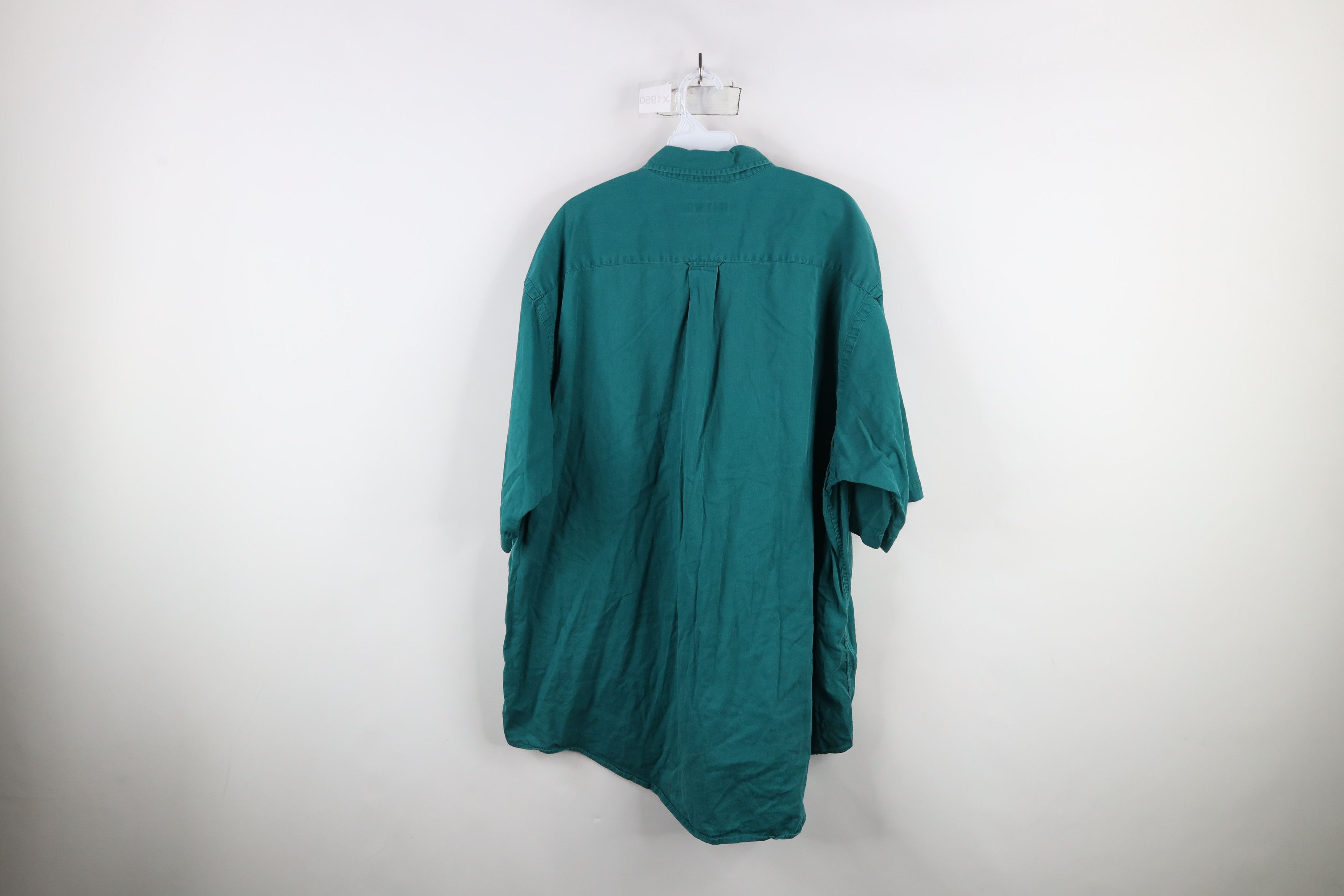 Nautica × Vintage Vintage 90s Nautica Short Sleeve Collared Button Down Shirt Size US XL / EU 56 / 4 - 11 Thumbnail