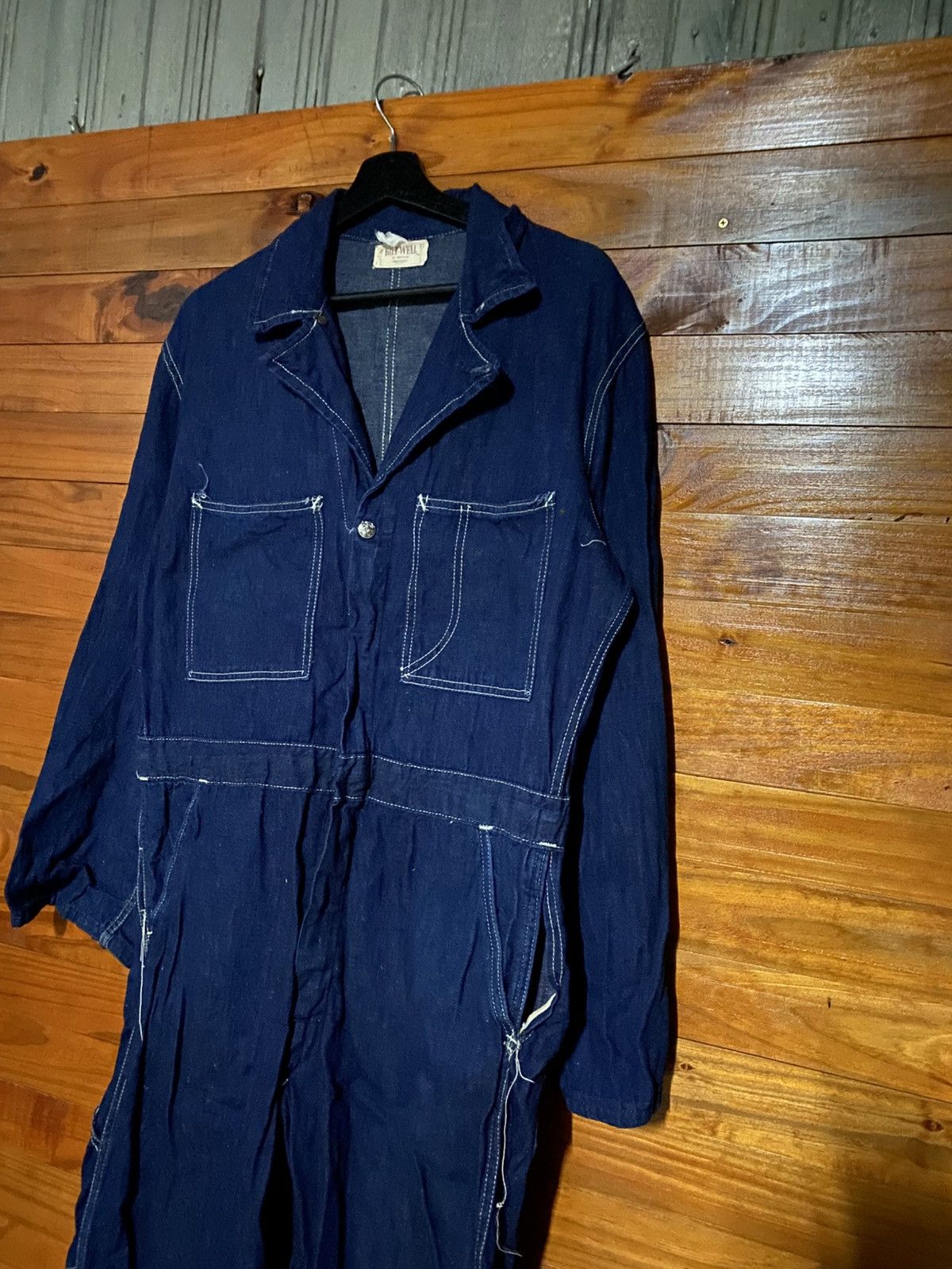 Vintage Vintage 50s-60s Bill-Well Boston Sanforized Denim Coverall Size US 34 / EU 50 - 7 Thumbnail