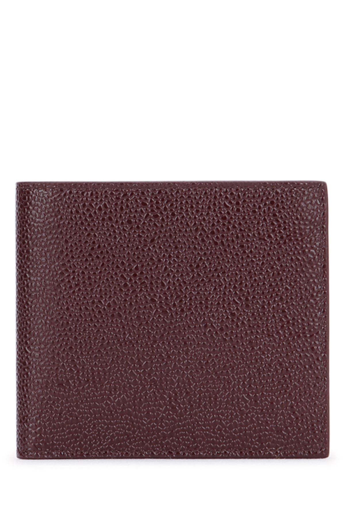 Thom Browne Billfold In Pebble Lucido Leather Size ONE SIZE - 1 Thumbnail