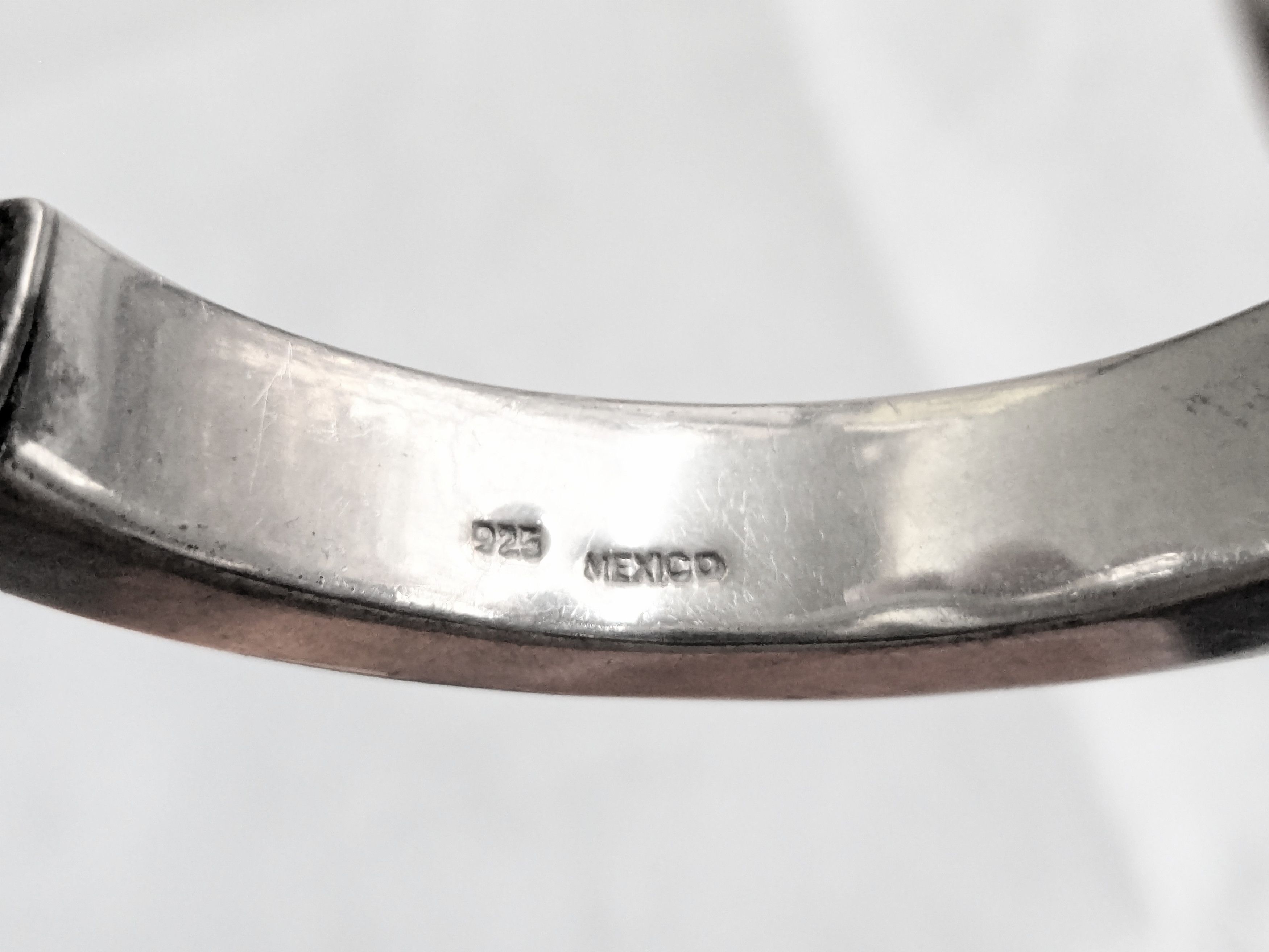 Jewelry Vintage Sterling Silver Bracelet 6.5" Avant Garde Modern Size ONE SIZE - 5 Thumbnail