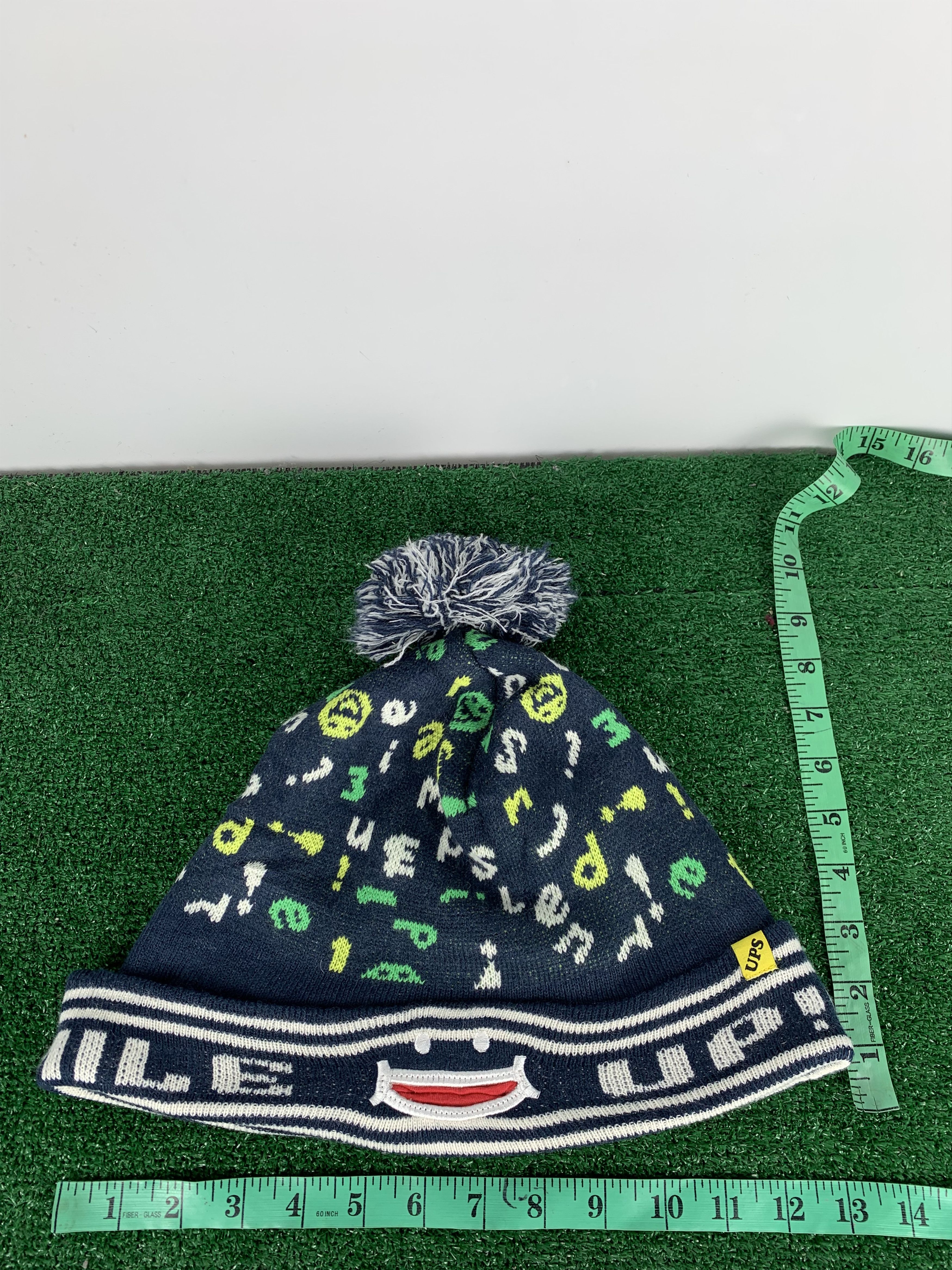 Japanese Brand Vintage Smile Up Snowcap Beanie Hat BA0038 Size ONE SIZE - 6 Thumbnail