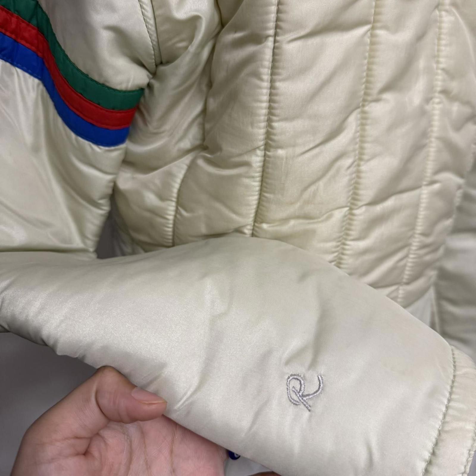 Designer Vintage 70s Ski puffer crop retro jacket small Size US S / EU 44-46 / 1 - 5 Thumbnail