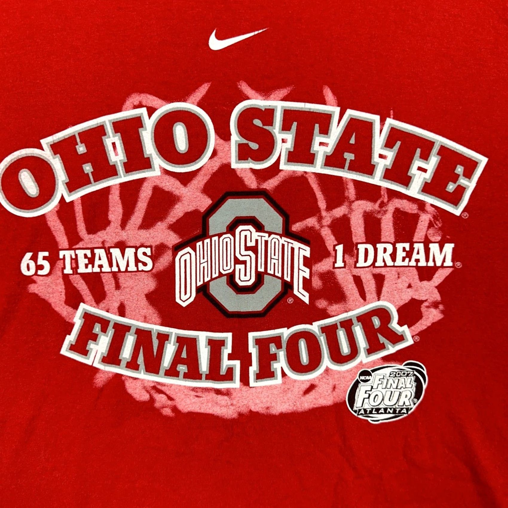 Nike VINTAGE Nike Buckeyes Final Four T-Shirt Mens 2XL Red Ohio State Basketball Tee Shirt Size US XXL / EU 58 / 5 - 5 Thumbnail