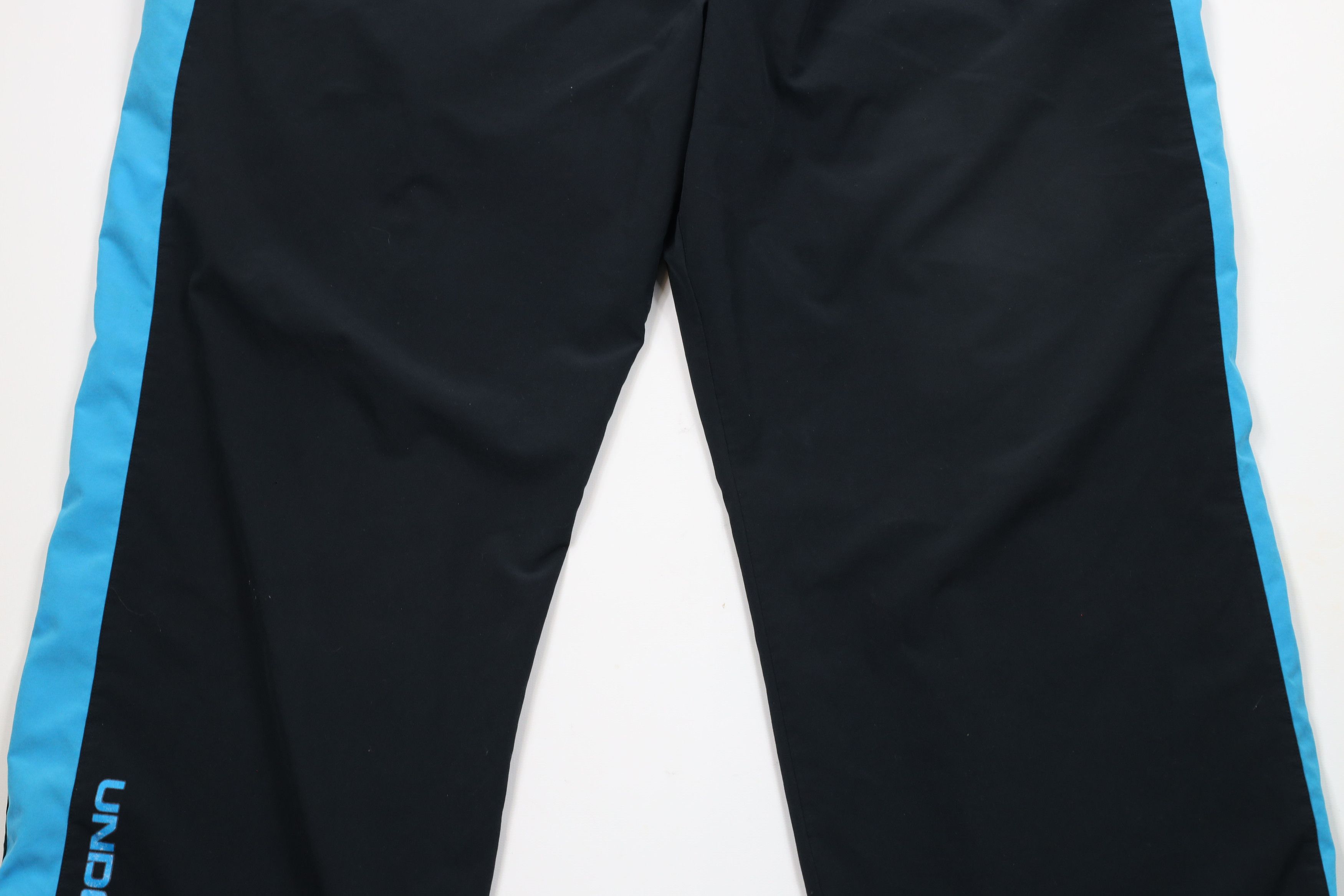 Under Armour × Vintage Under Armour Spell Out Loose Fit Wide Leg Pants Black Size US 40 / EU 56 - 3 Thumbnail