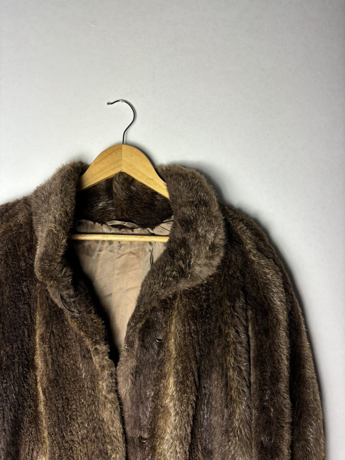 Japanese Brand × Vintage Vintage mink fur coat Size L / US 10 / IT 46 - 2 Thumbnail