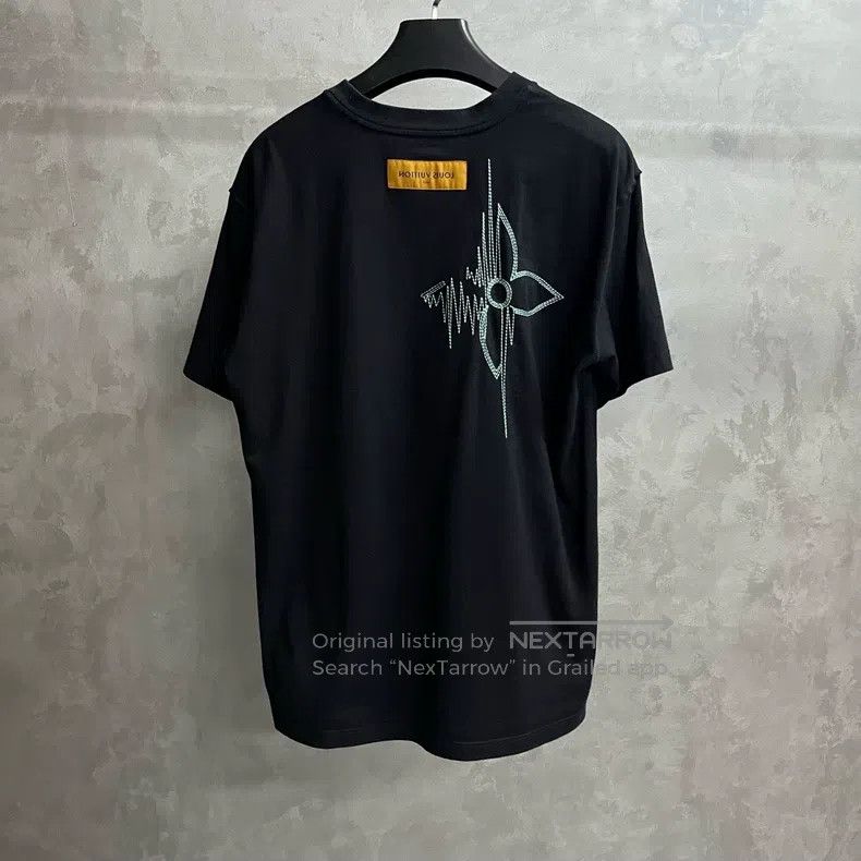 Louis Vuitton Louis Vuitton Black graphic printed crew neck short sleeve Size US XL / EU 56 / 4 - 5 Thumbnail