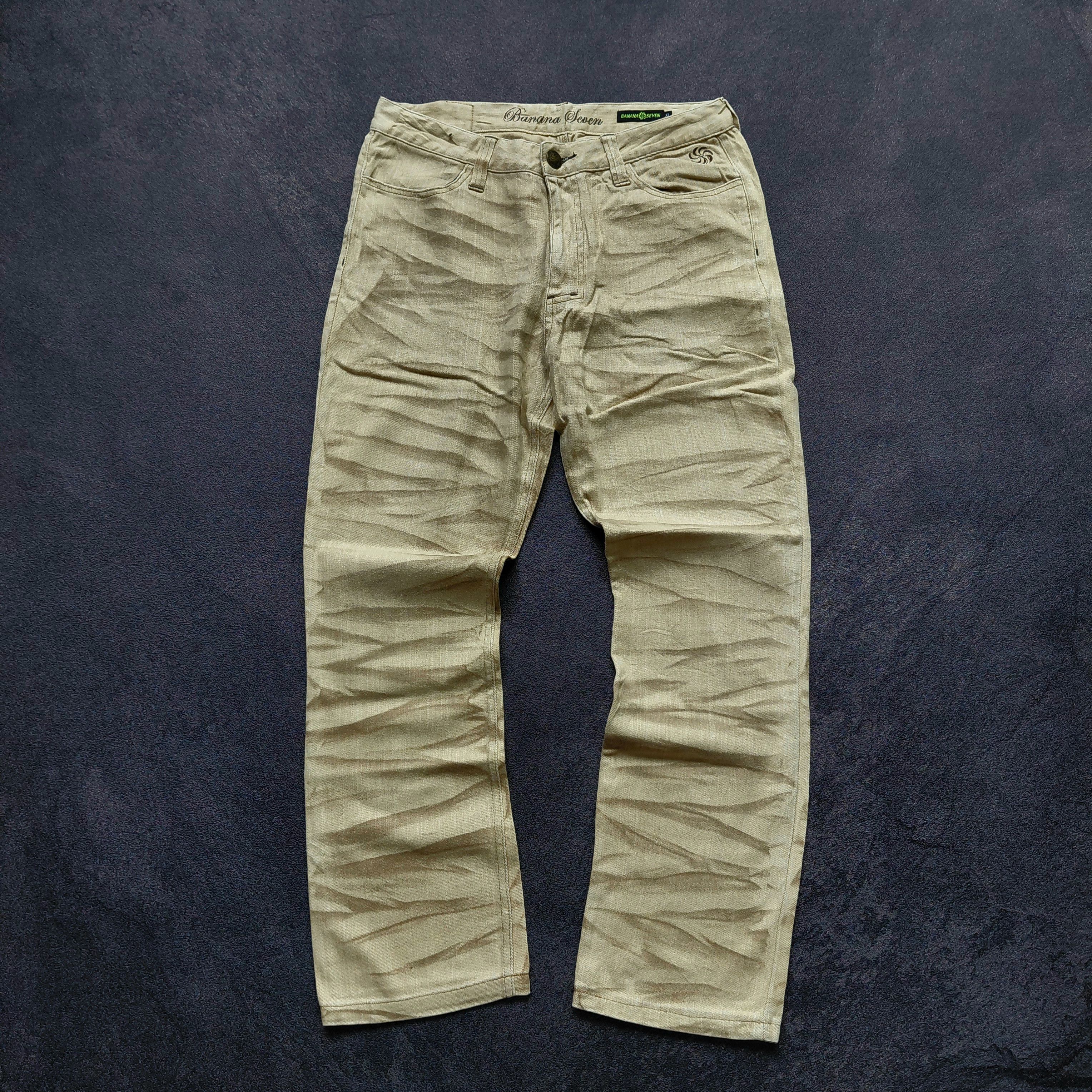 Japanese Brand Y2k Vintage Banana Seven Acid Wash Pants Size US 35 - 2 Thumbnail