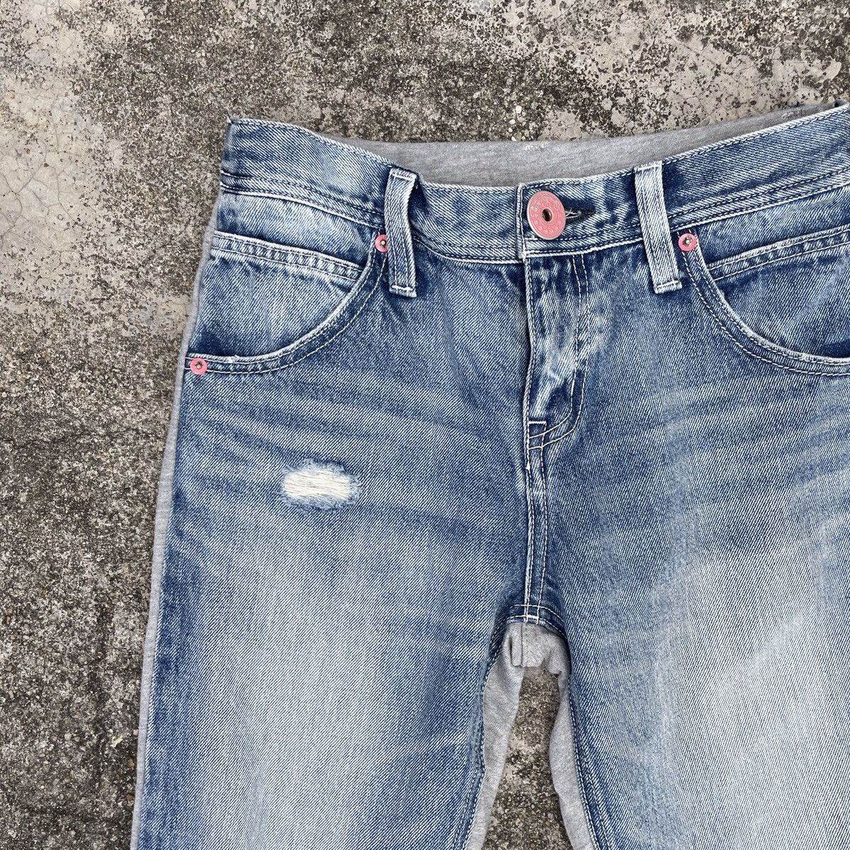 Other Vintage Rodeo Crown Denim Distressed Denim Jeans Size 29" - 3 Thumbnail