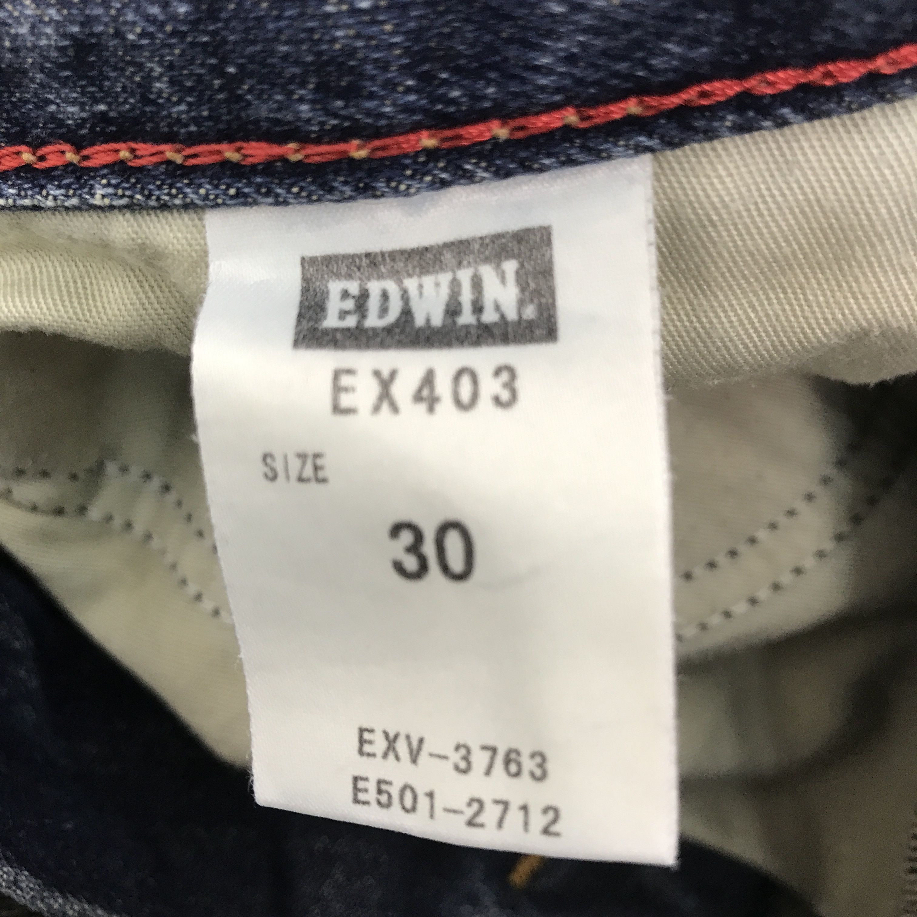 Edwin × Vintage Vintage Japan design Edwin Distressed Denim pants Size US 30 / EU 46 - 13 Thumbnail