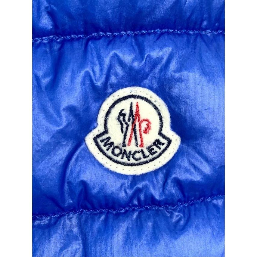 Moncler Moncler Mens Quilted Down Puffer Vest Blue Size 0 With Logo Size US XS / EU 42 / 0 - 5 Thumbnail