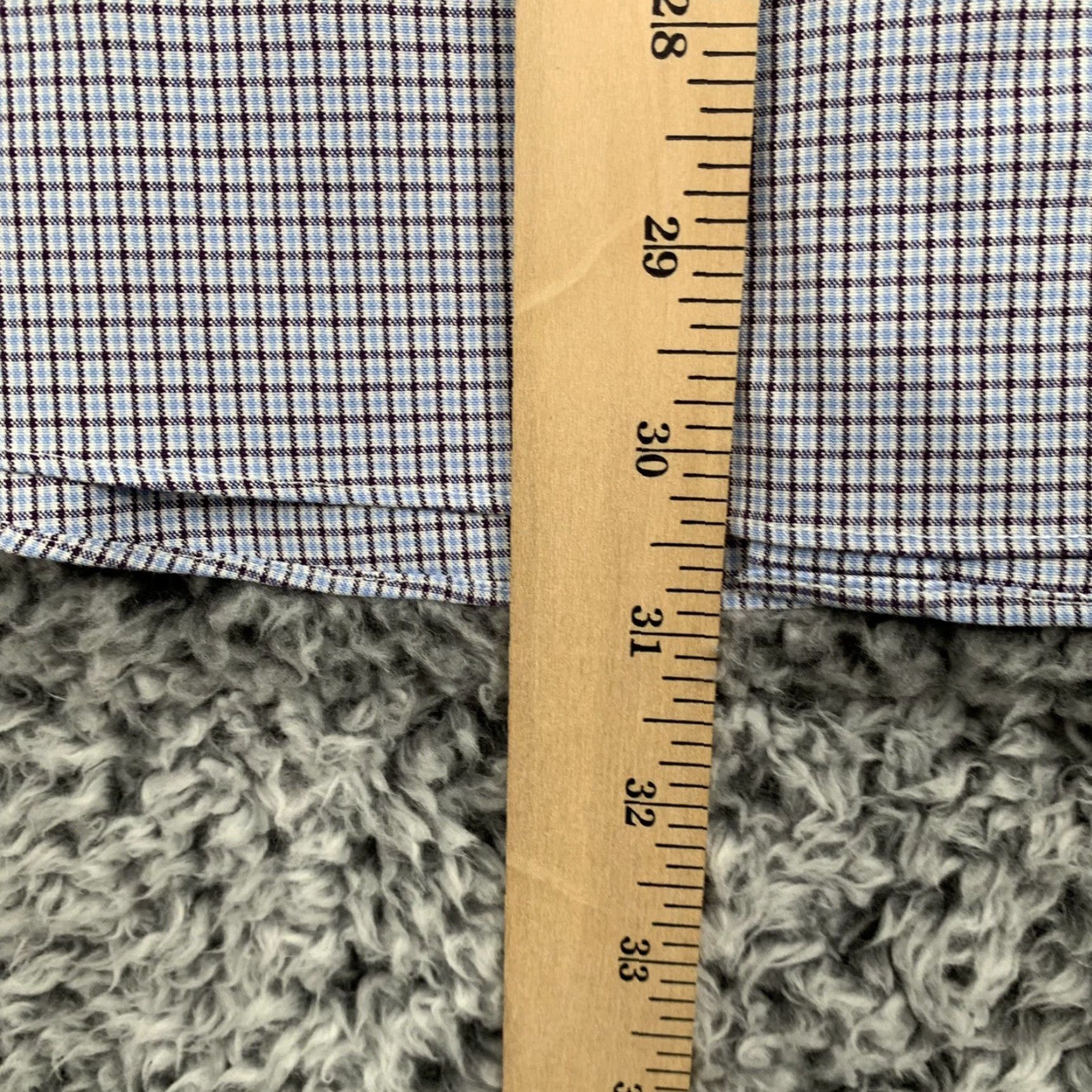 Brooks Brothers Brooks Brothers Regent Shirt Mens 16.5 Blue Check Supima Cotton Classic Business Size US XL / EU 56 / 4 - 6 Thumbnail