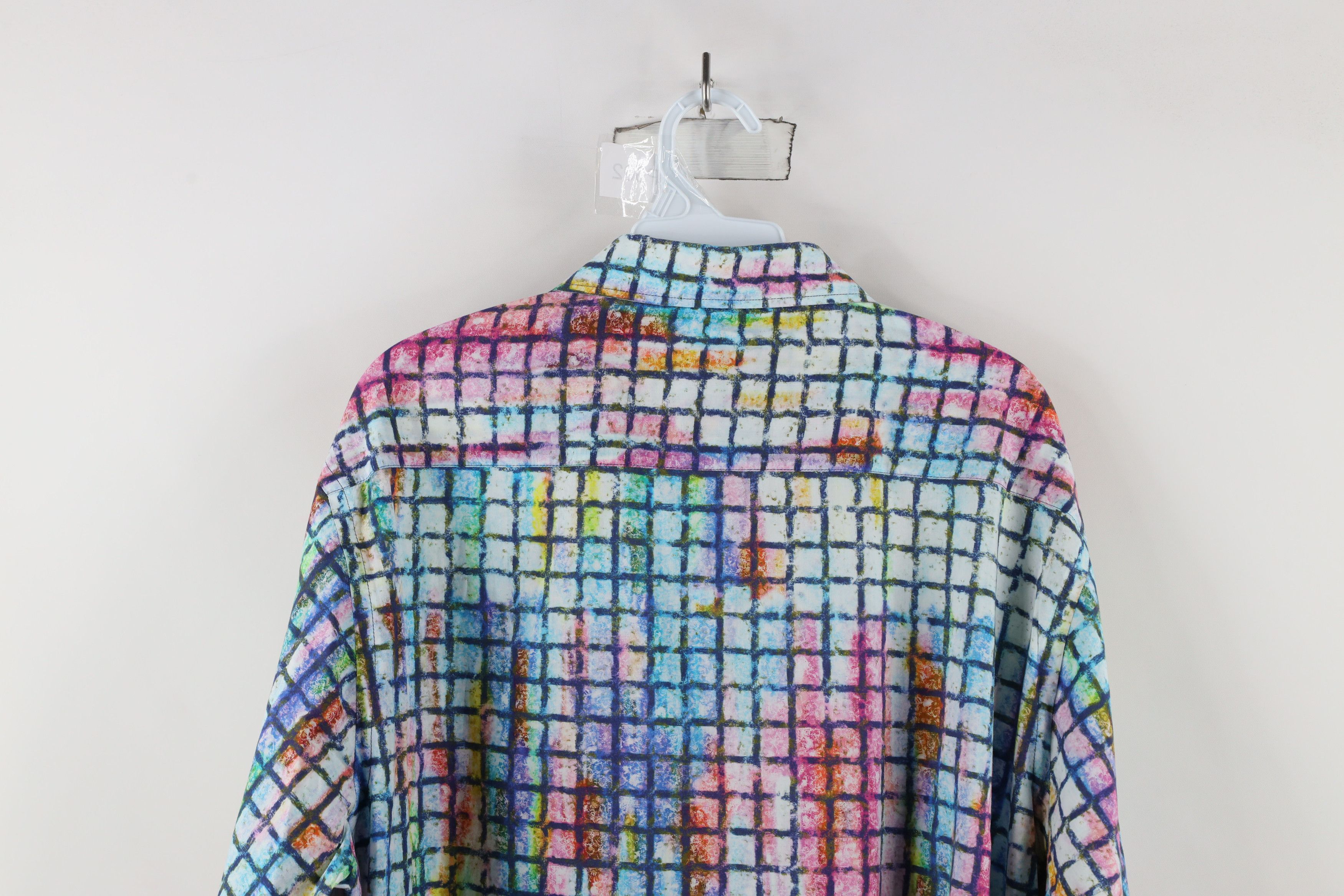Vintage David Smith Australia Jelly Fish Flip Cuff Button Shirt Size US XL / EU 56 / 4 - 13 Thumbnail