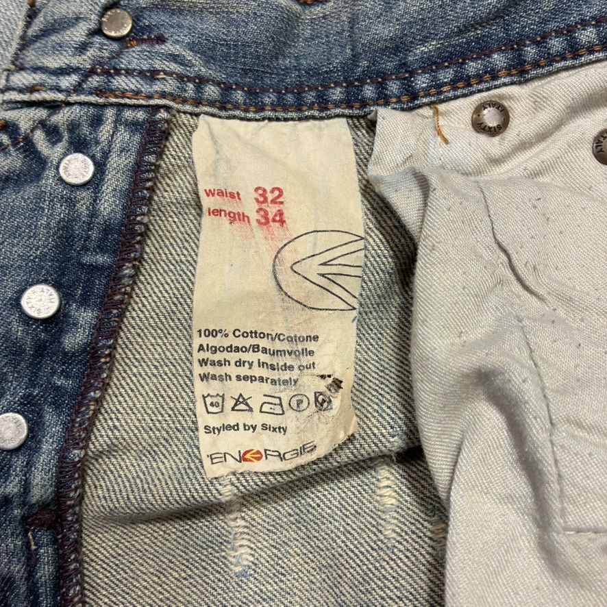 Energie Y2K Energie Distressed Slim Button-Fly Justin Jeans Italy Size US 33 - 10 Thumbnail