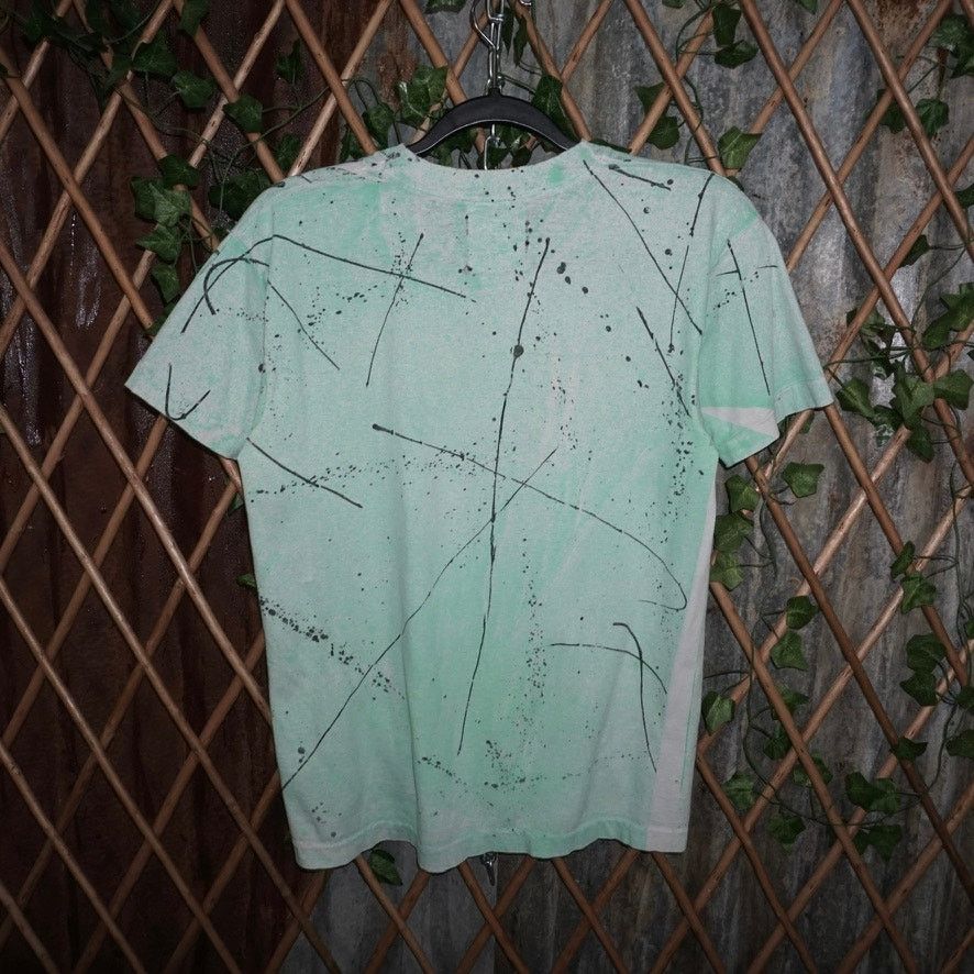 Vintage Medium - Vintage Y2K Italian boys 1990s aop paint t-shirt Size US M / EU 48-50 / 2 - 2 Thumbnail