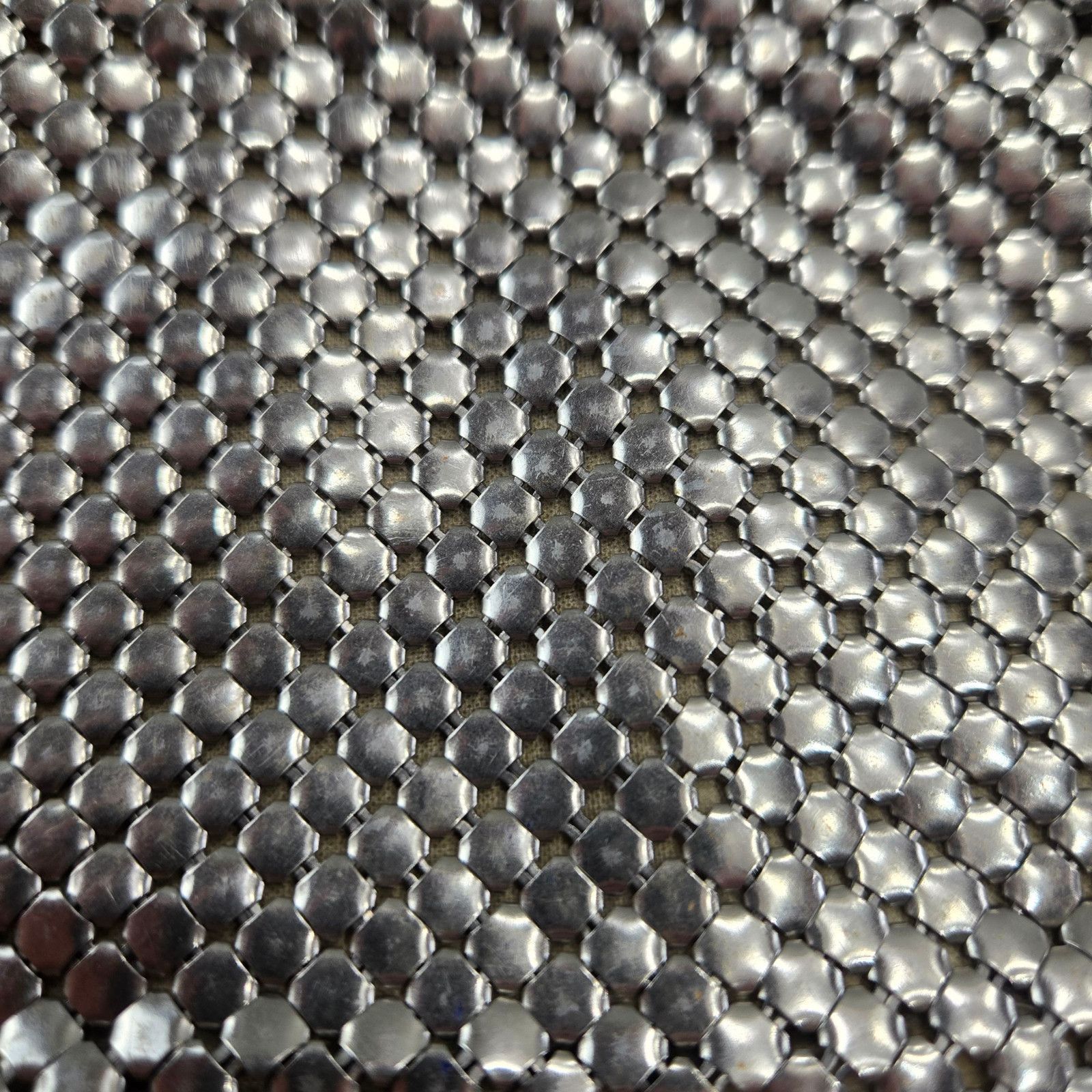 Vintage Vintage Silver Metal Mesh Zipper Pouch Coin Bag Size ONE SIZE - 2 Thumbnail