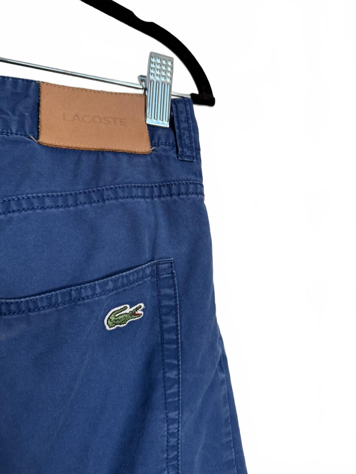 Lacoste Lacoste Regular Fit Blue Shorts Size 32 Size US 32 / EU 48 - 4 Thumbnail