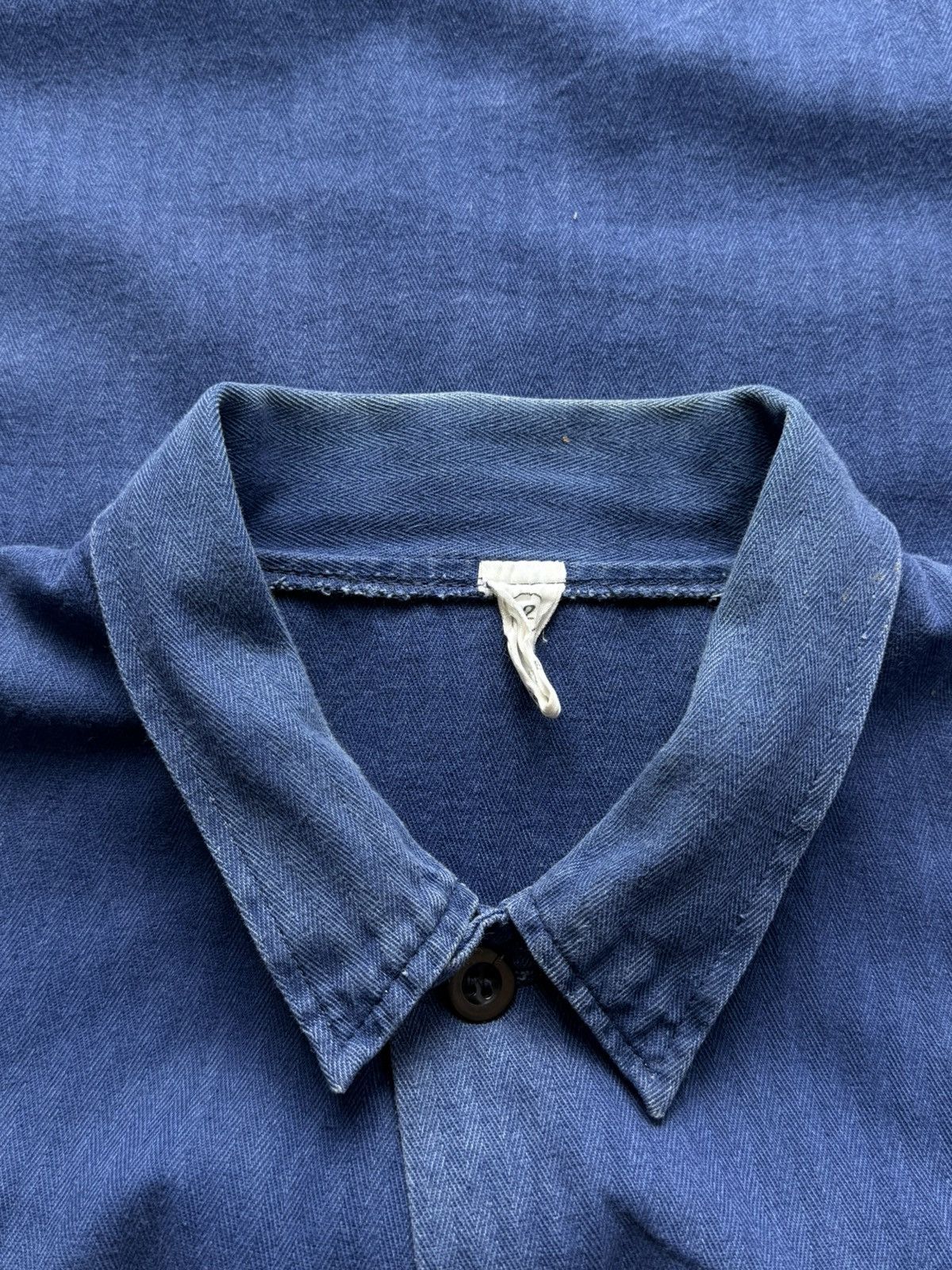 Vetra Vintage 70s French Work Faded Sanfor Chore Jacket Size US L / EU 52-54 / 3 - 10 Thumbnail